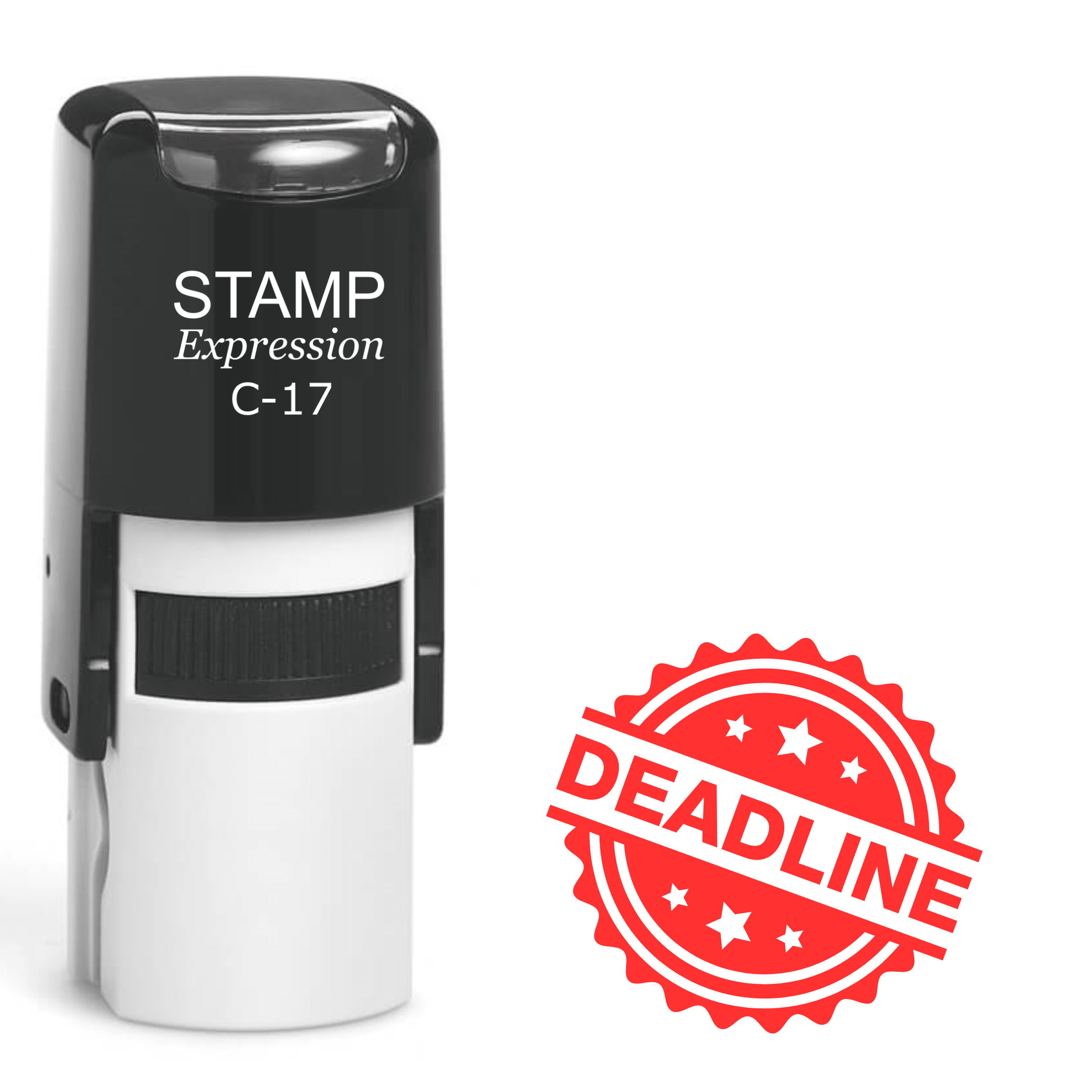 Deadline Self Inking Rubber Stamp (SH-62644)