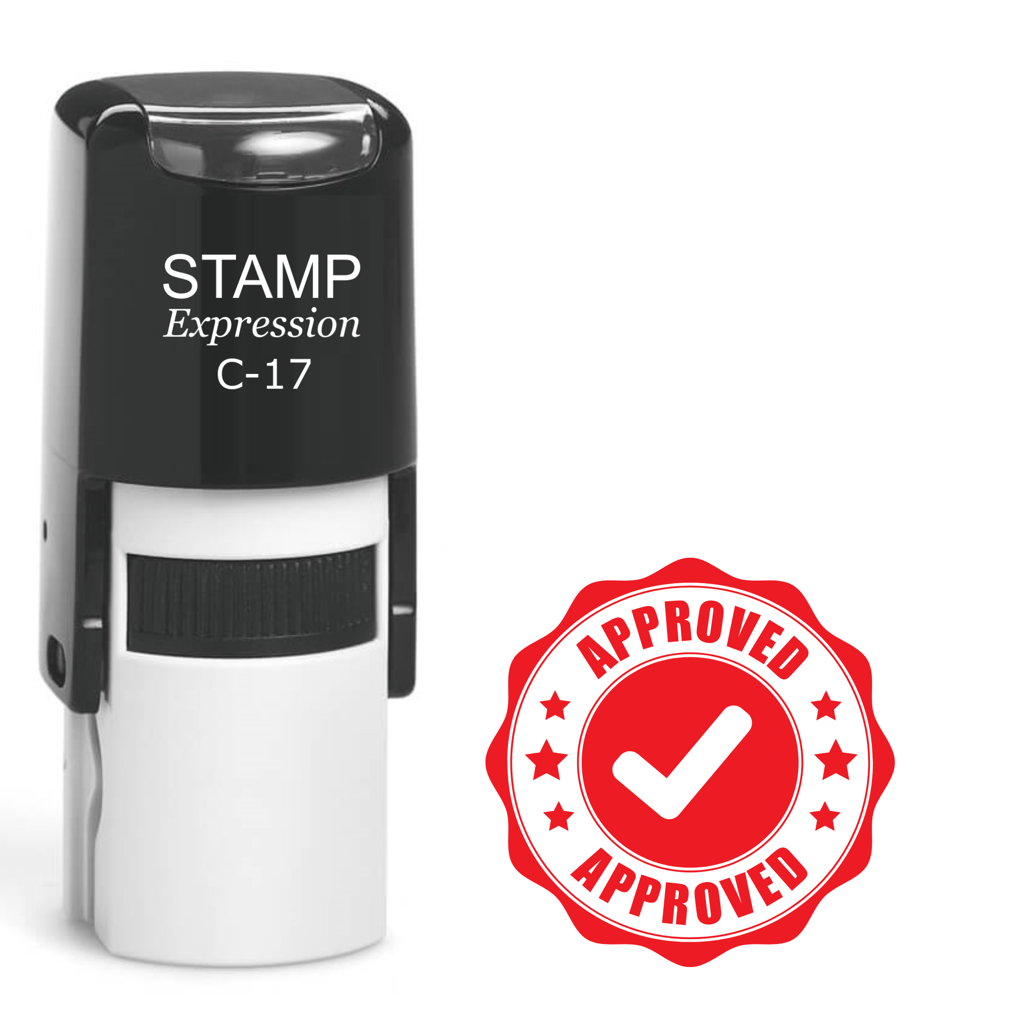 Approved Self Inking Rubber Stamp (SH-62653)