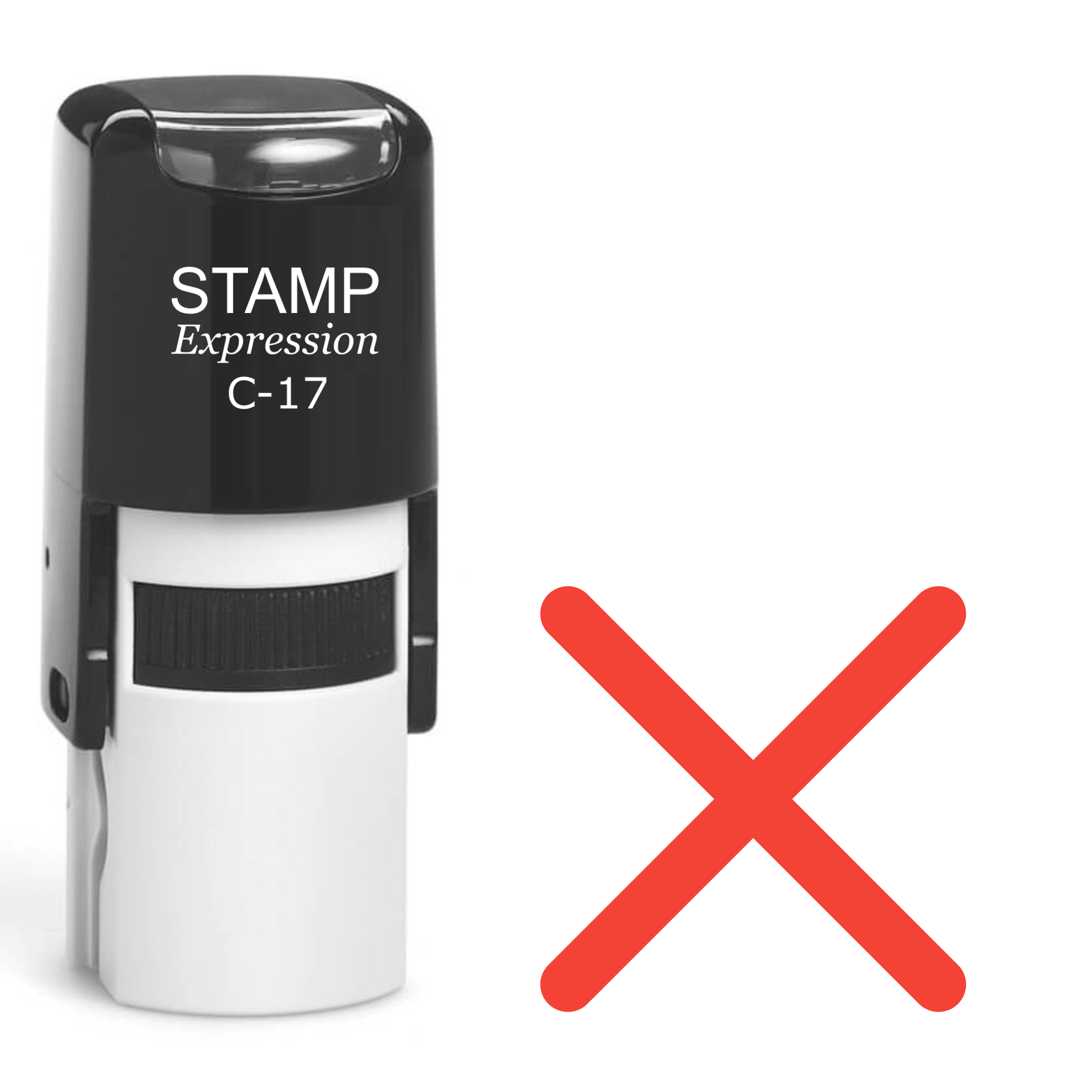 X Mark Self Inking Rubber Stamp (SH-62658)