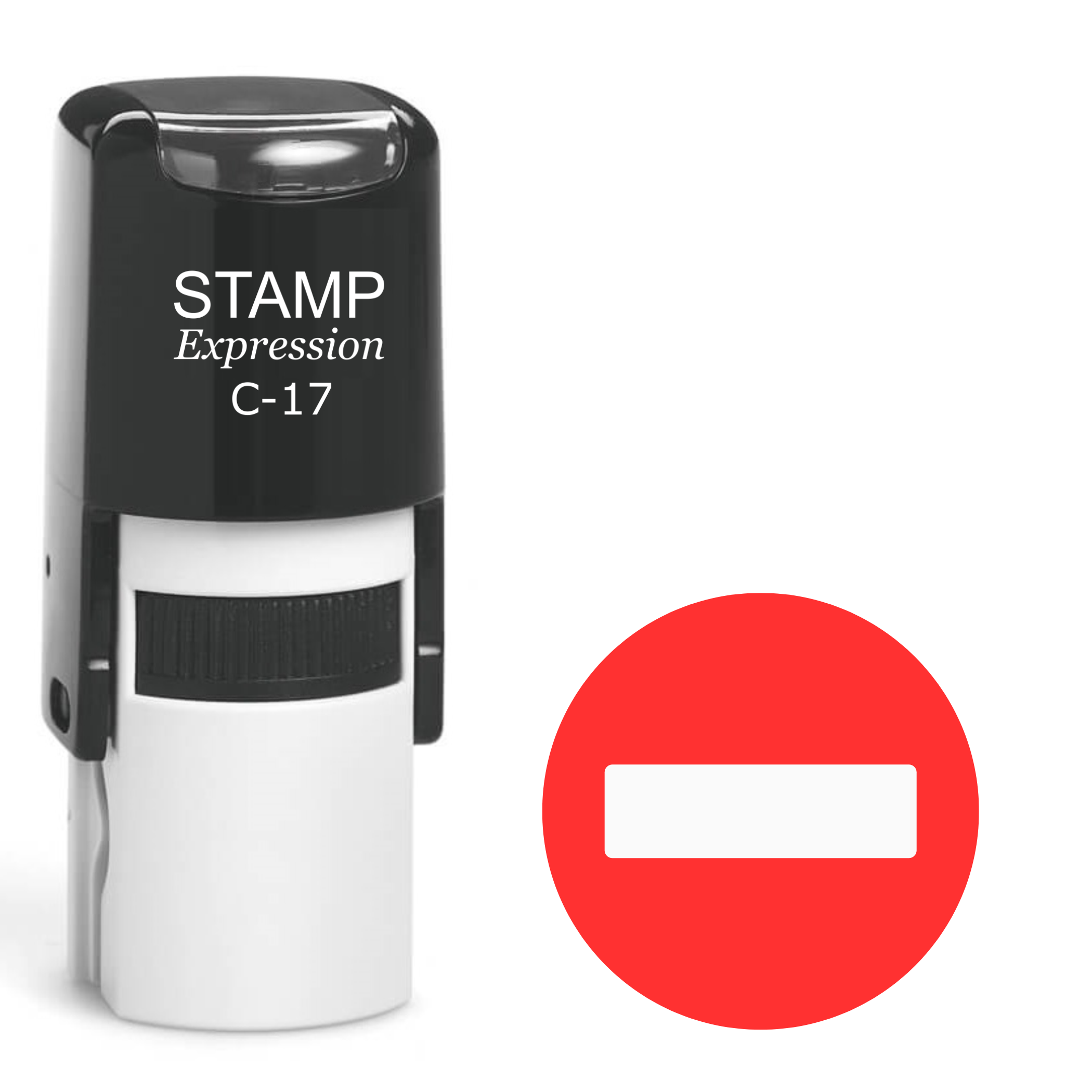 European Stop Sign Self Inking Rubber Stamp (SH-62663)