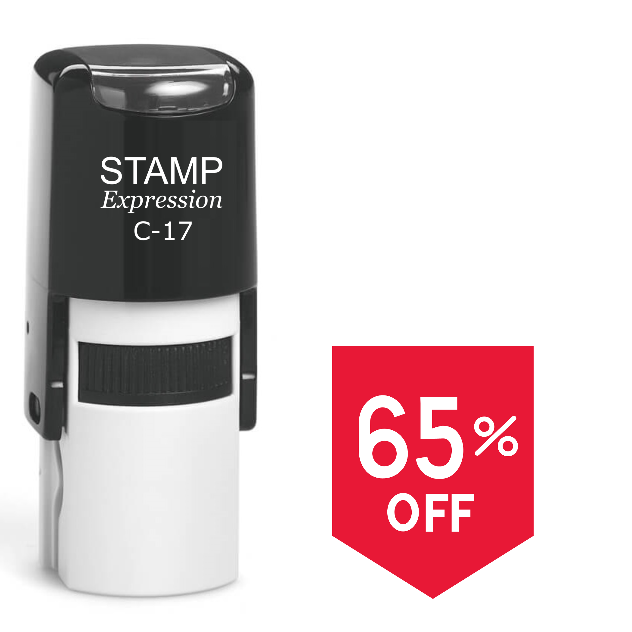 65 Percent Off Self Inking Rubber Stamp (SH-62672)