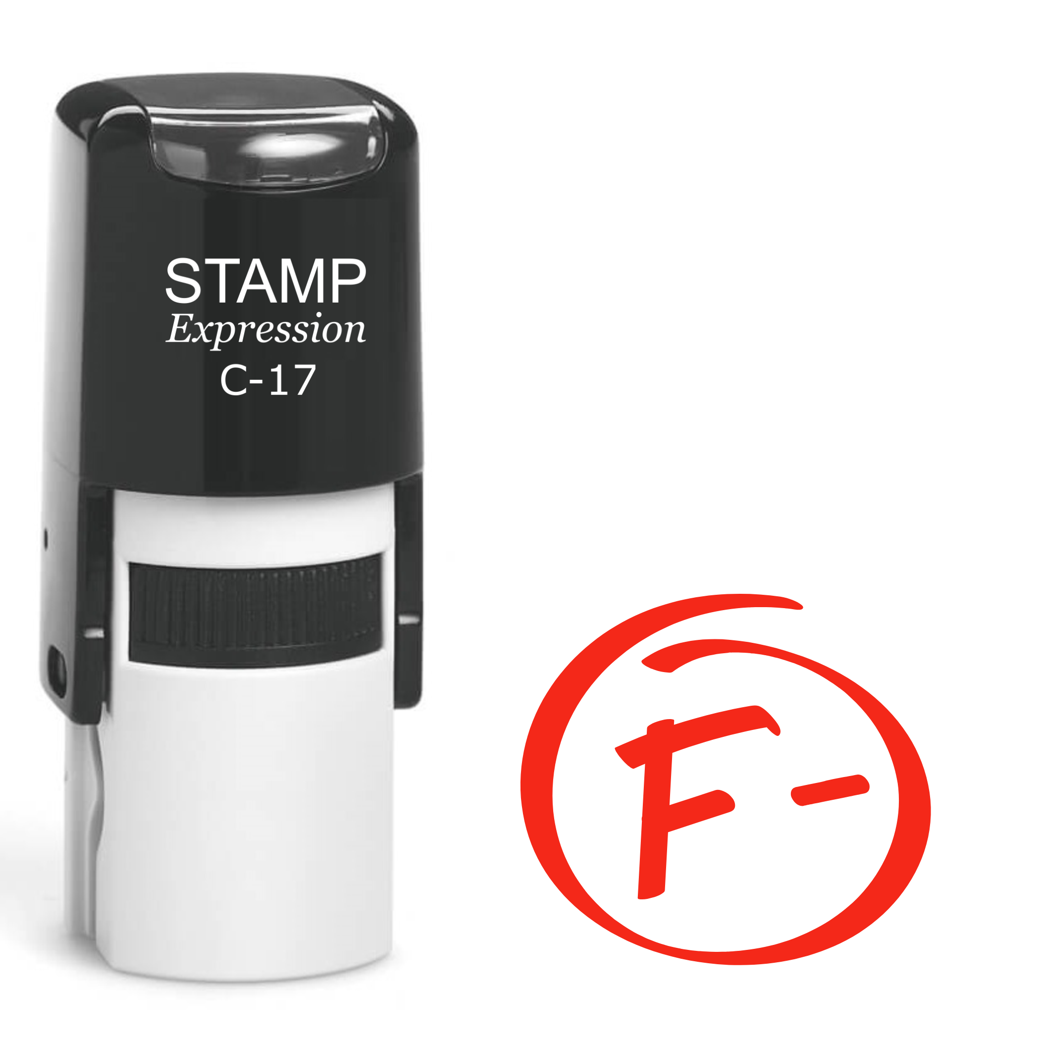 F Minus Grade Self Inking Rubber Stamp (SH-62681)