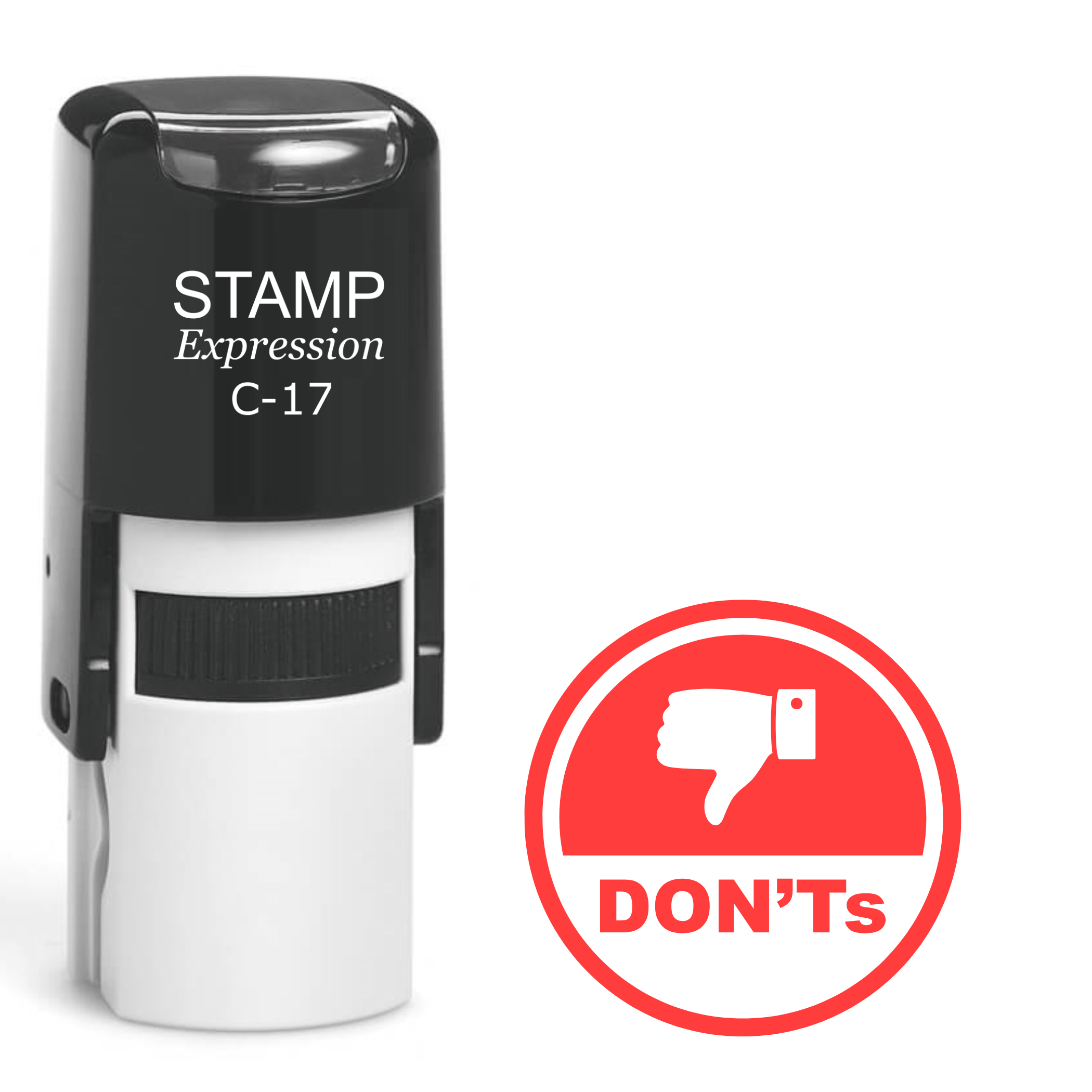 Don’t Thumbs Down Self Inking Rubber Stamp (SH-62682)