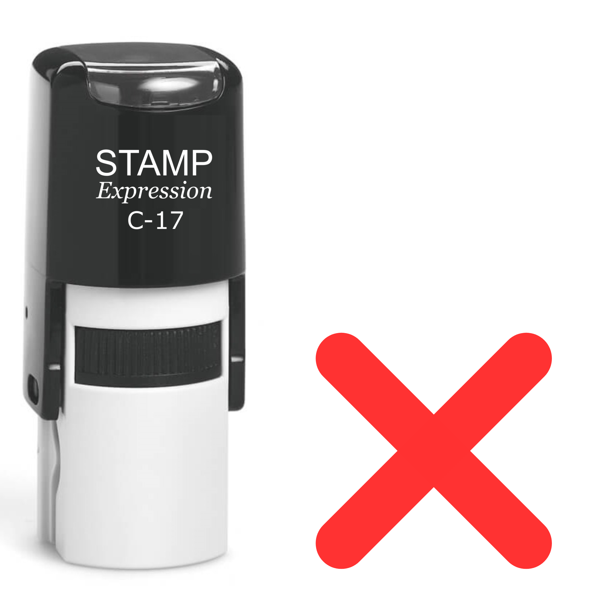 Big X Self Inking Rubber Stamp (SH-62690)