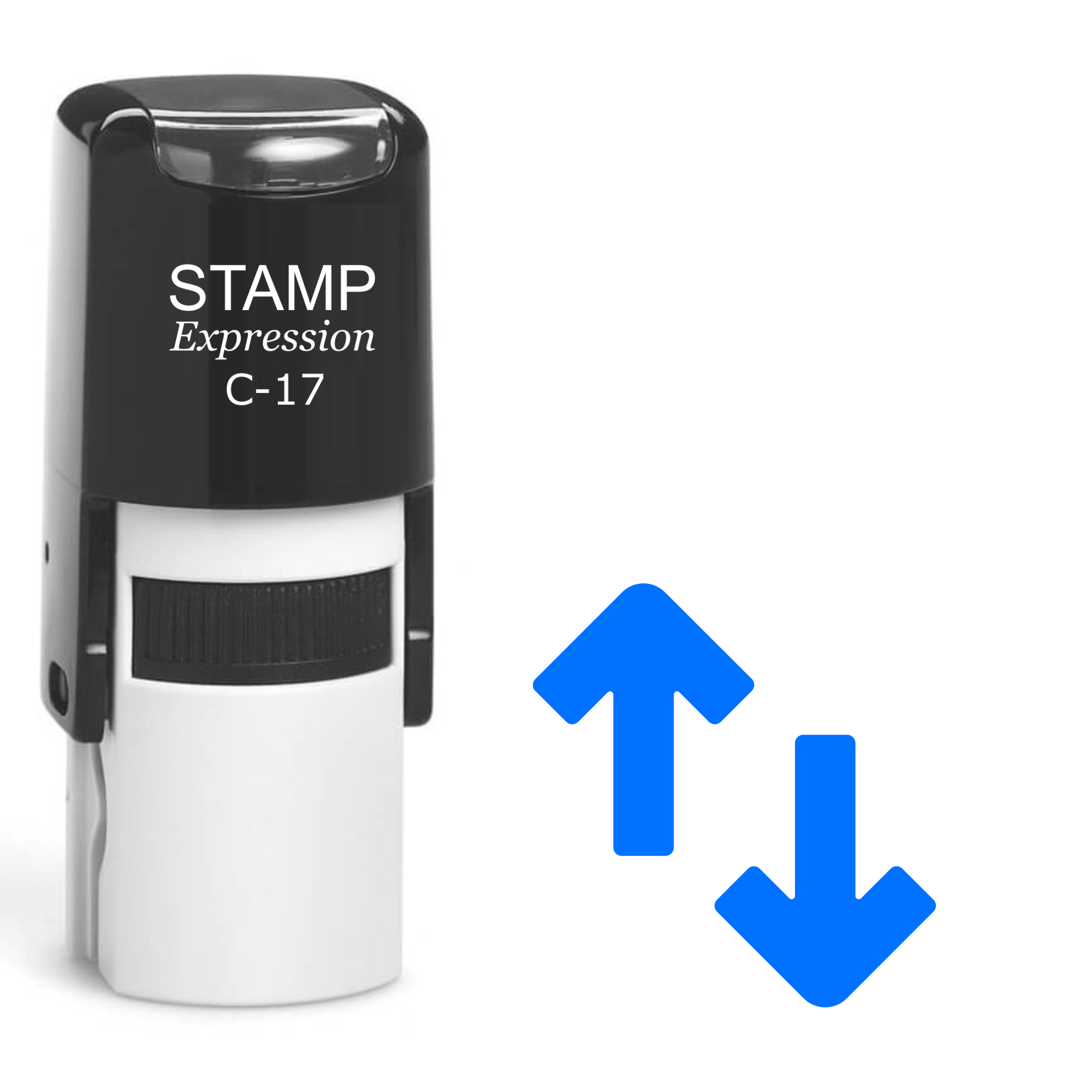 Up Down Arrows Self Inking Rubber Stamp (SH-62698)