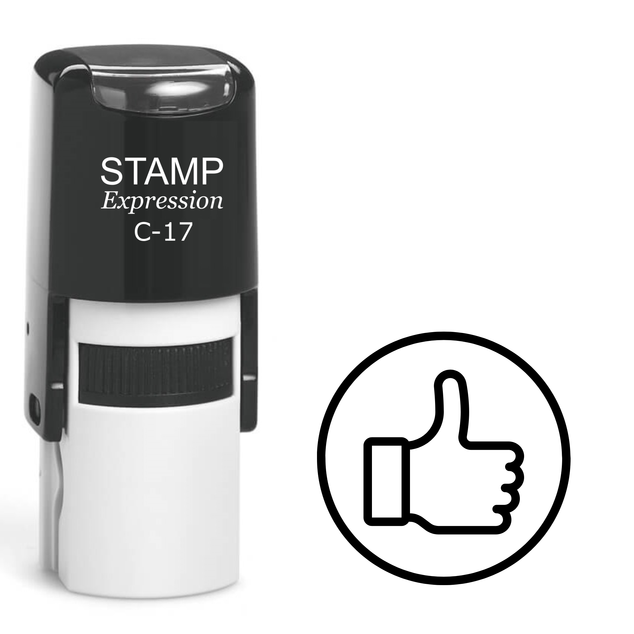 Thumbs up circle School Self Inking Rubber Stamp (SH-62701)