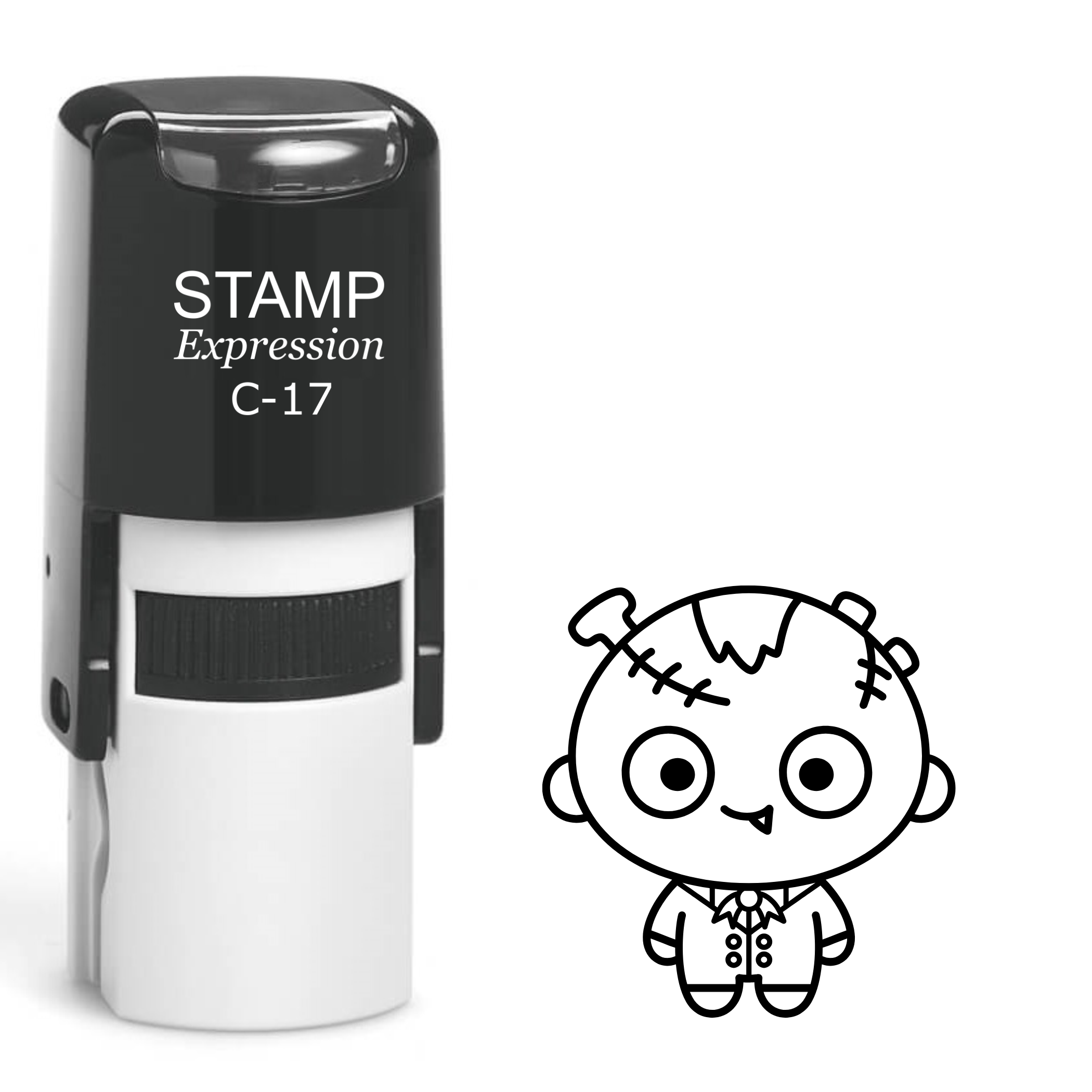 Baby Monster Halloween Self Inking Rubber Stamp (SH-62707)