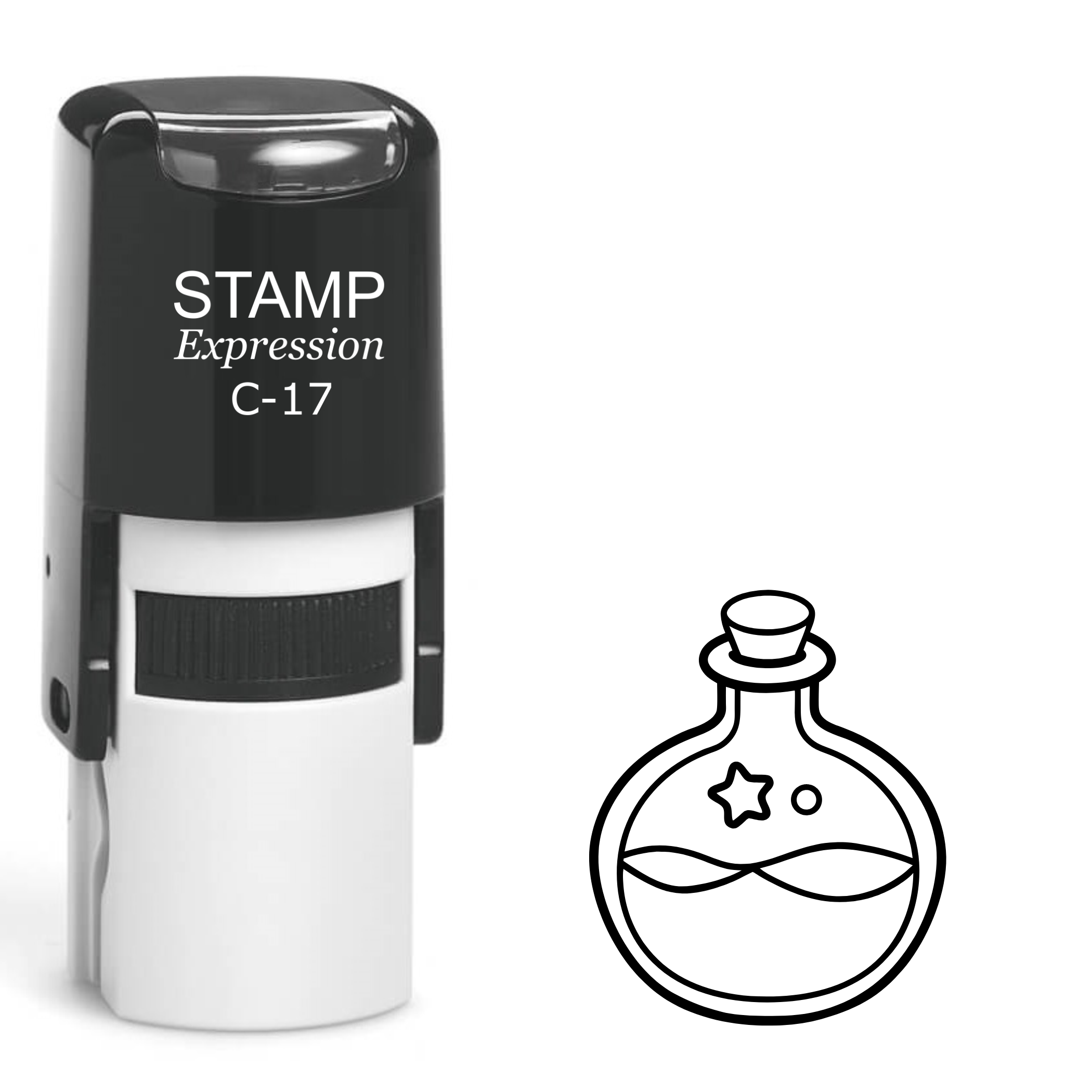 Halloween magic potion bottle Self Inking Rubber Stamp (SH-62710)