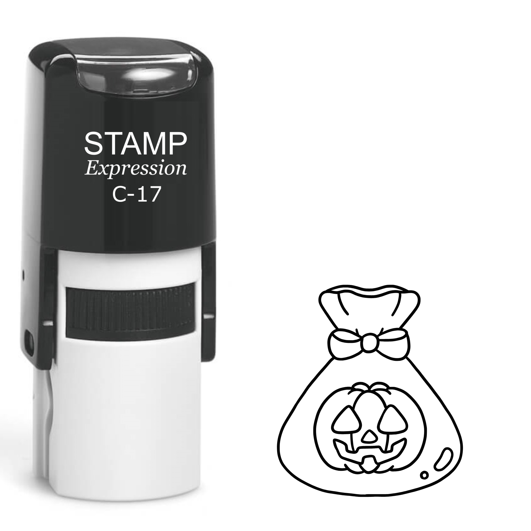 Halloween bag of treats Self Inking Rubber Stamp (SH-62716)