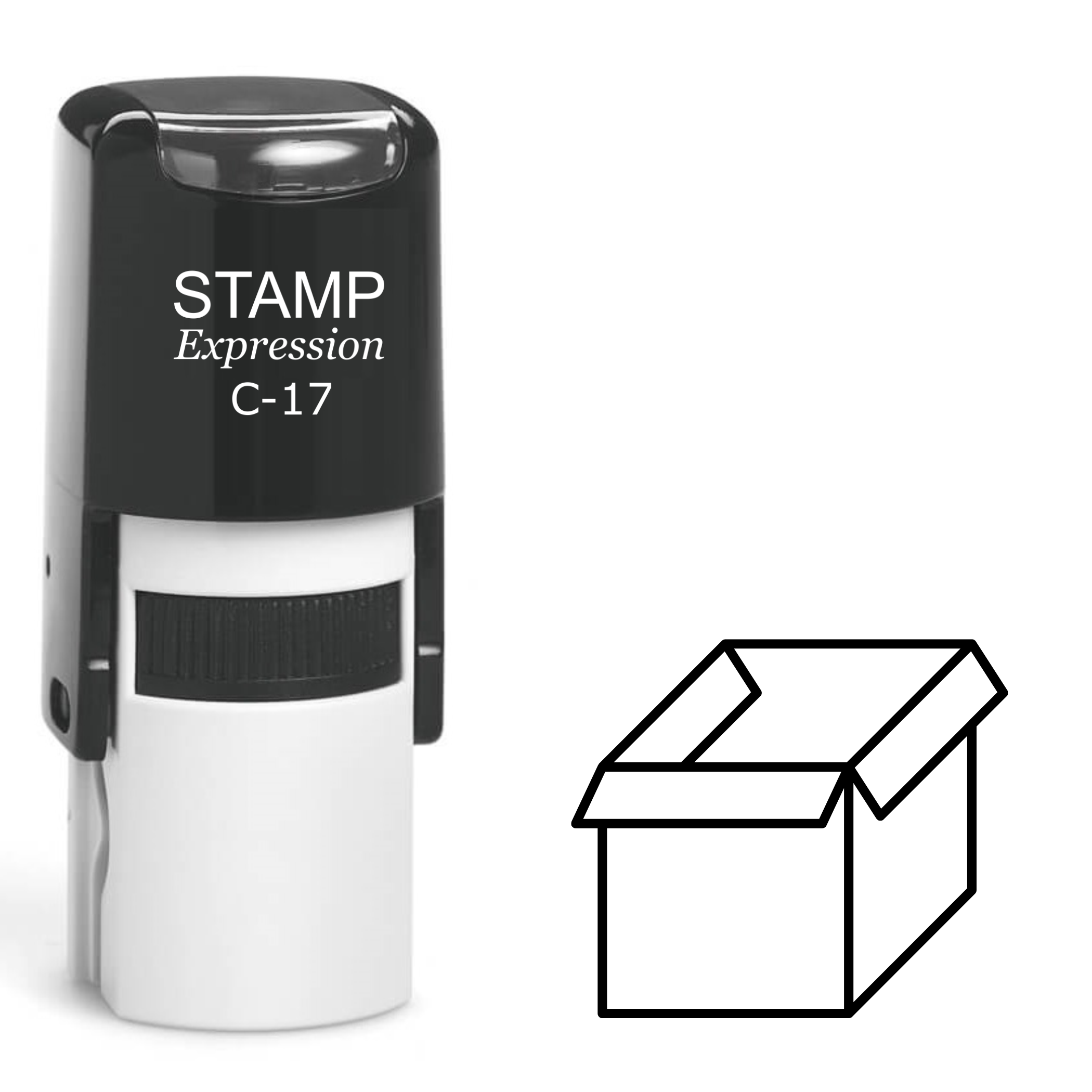 Empty box outline Self Inking Rubber Stamp (SH-62862)