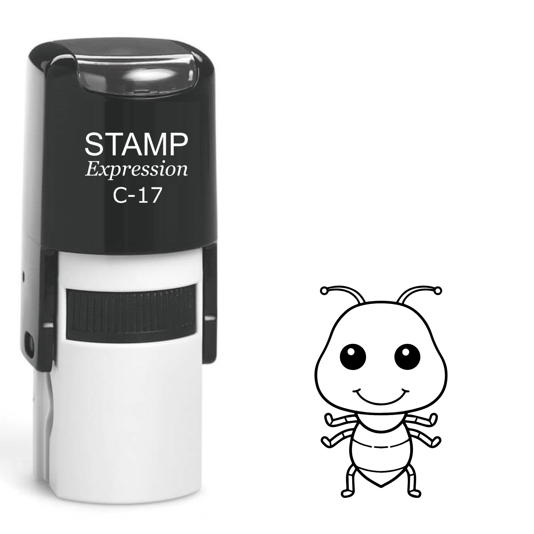 Baby ant with big eyes Self Inking Rubber Stamp (SH-62870)