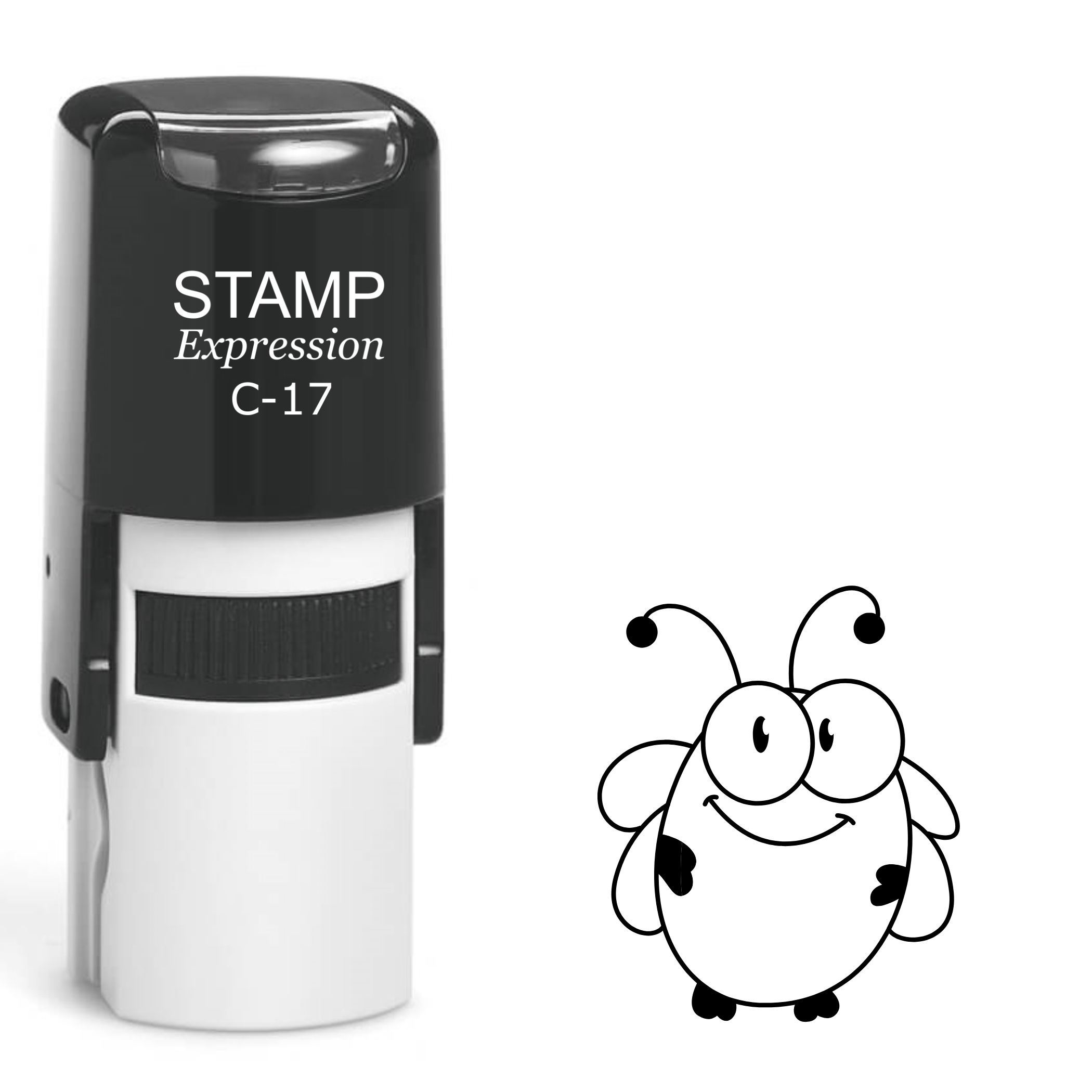 Funny fly with big eyes Self Inking Rubber Stamp (SH-62875)