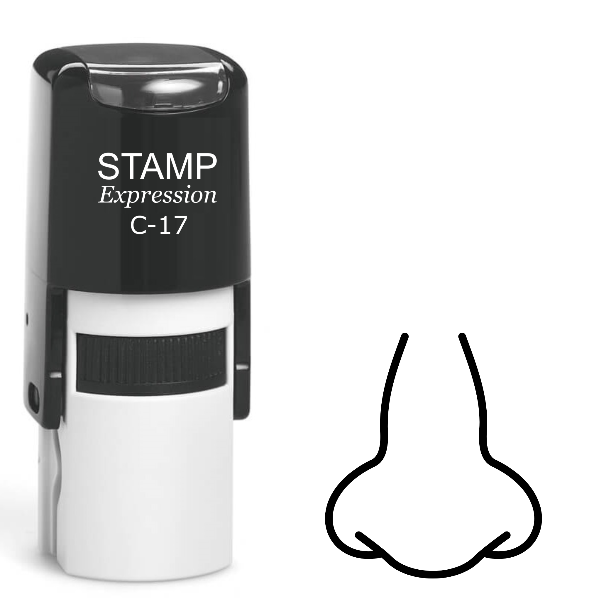 Nose outline Self Inking Rubber Stamp (SH-62877)