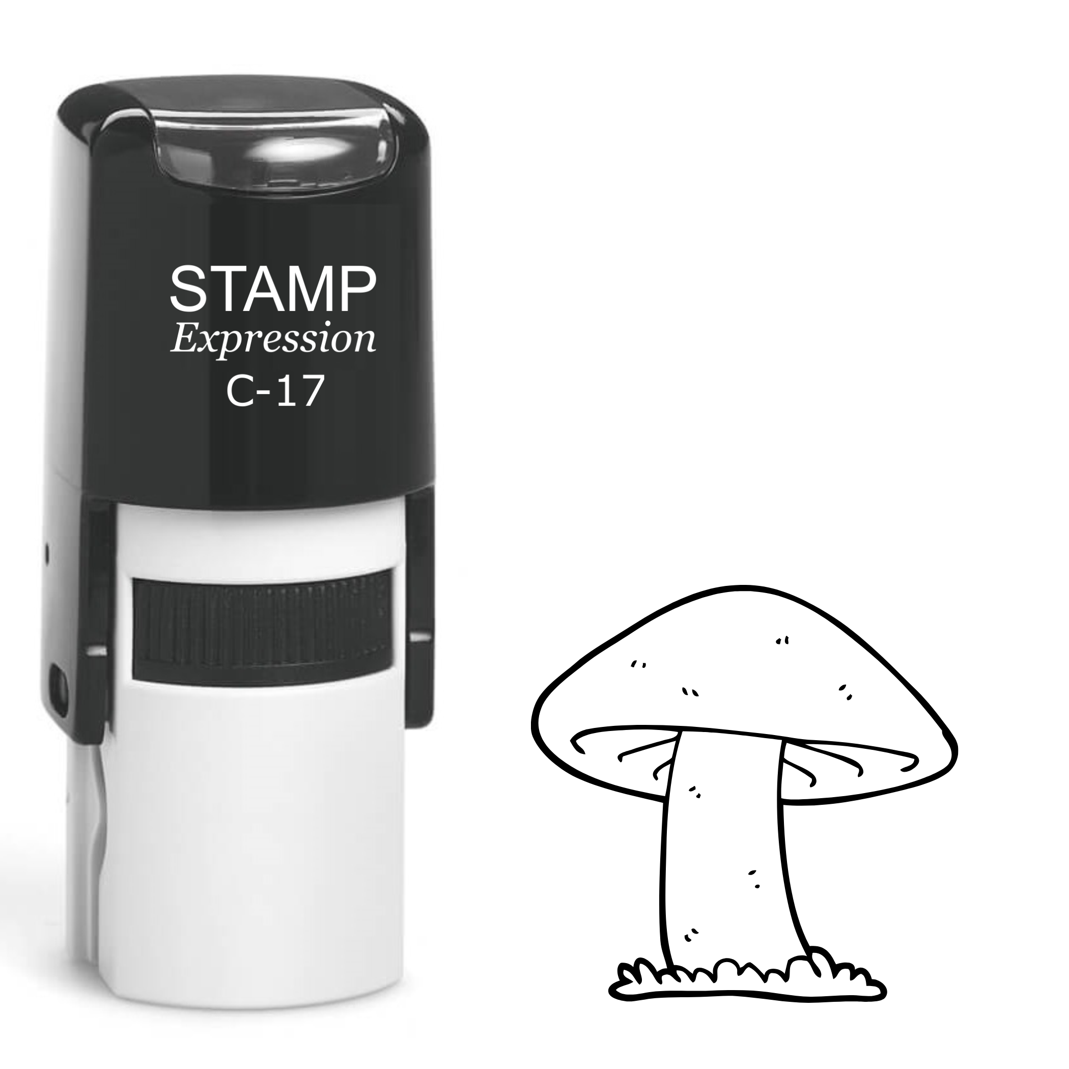 Mushroom outline Self Inking Rubber Stamp (SH-62887)