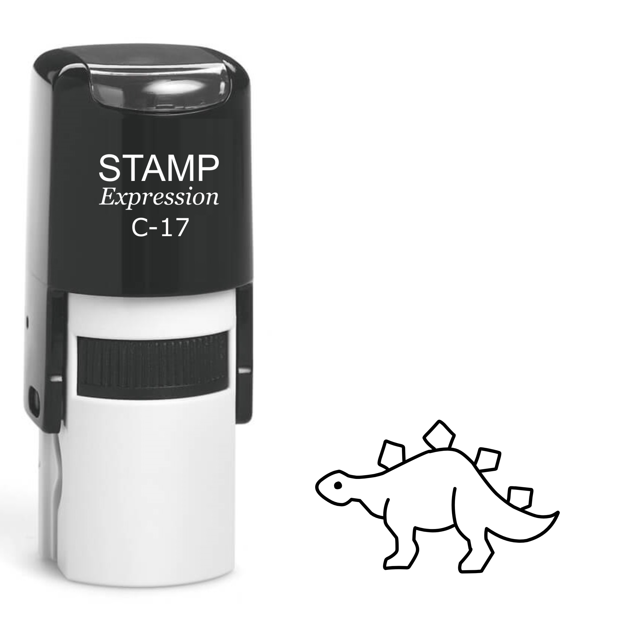Stegosaurus dinosaur Self Inking Rubber Stamp (SH-62901)