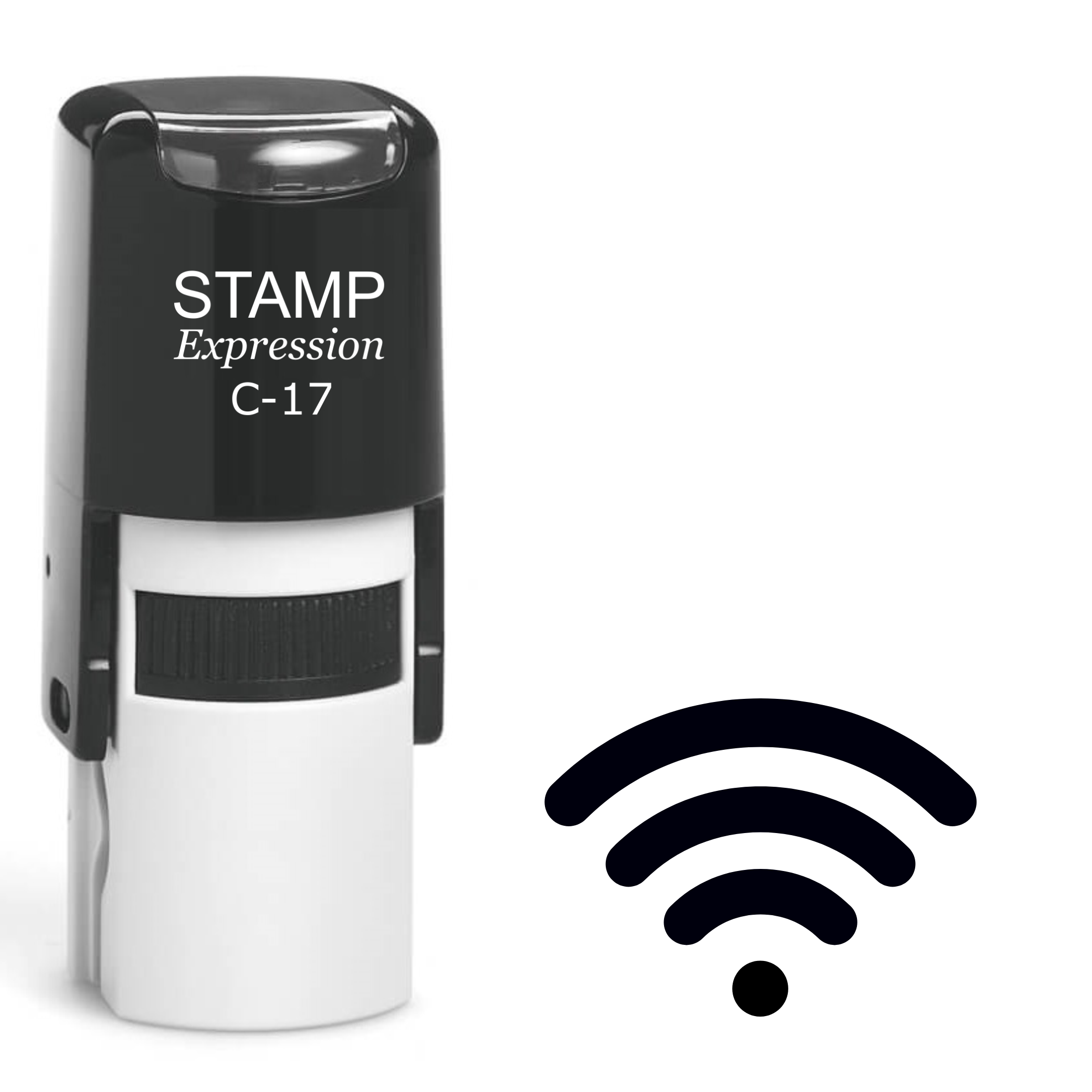 Wi-Fi signal Self Inking Rubber Stamp (SH-62953)