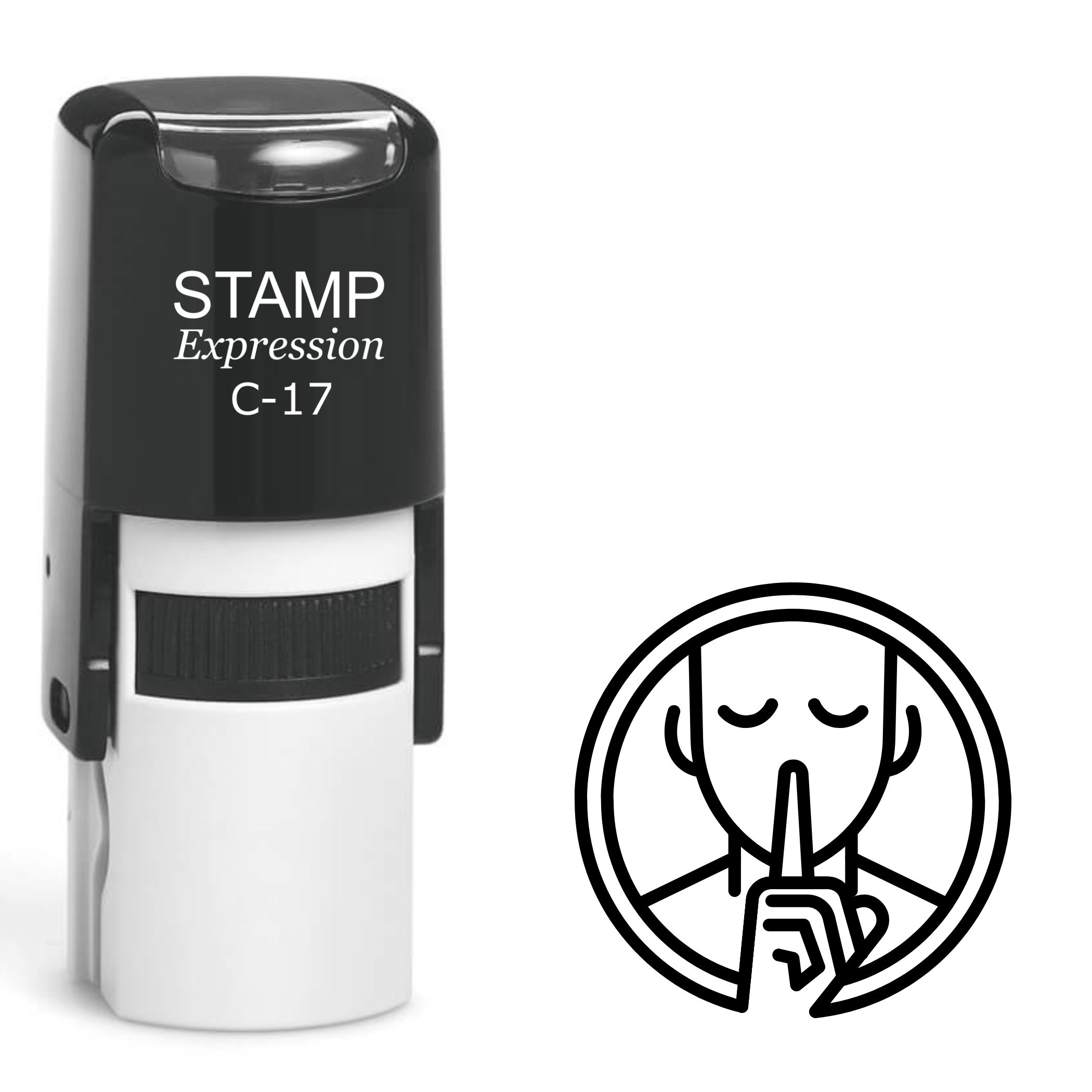 Do not talk or quiet sign Self Inking Rubber Stamp (SH-62988)