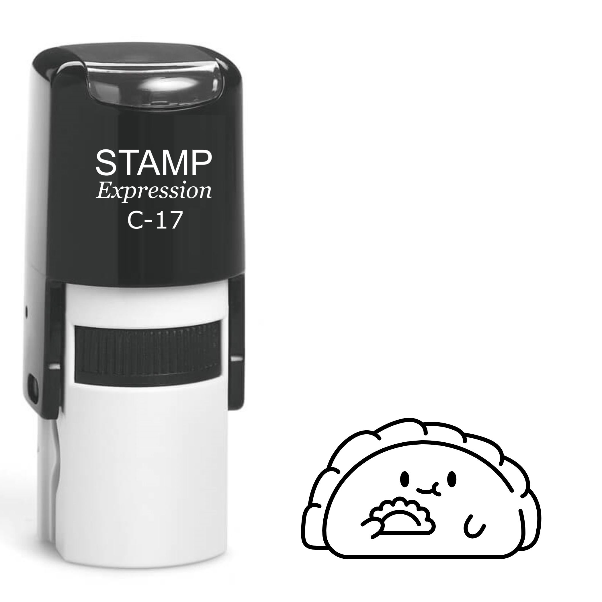 Cute kawaii empanada Self Inking Rubber Stamp (SH-63019)