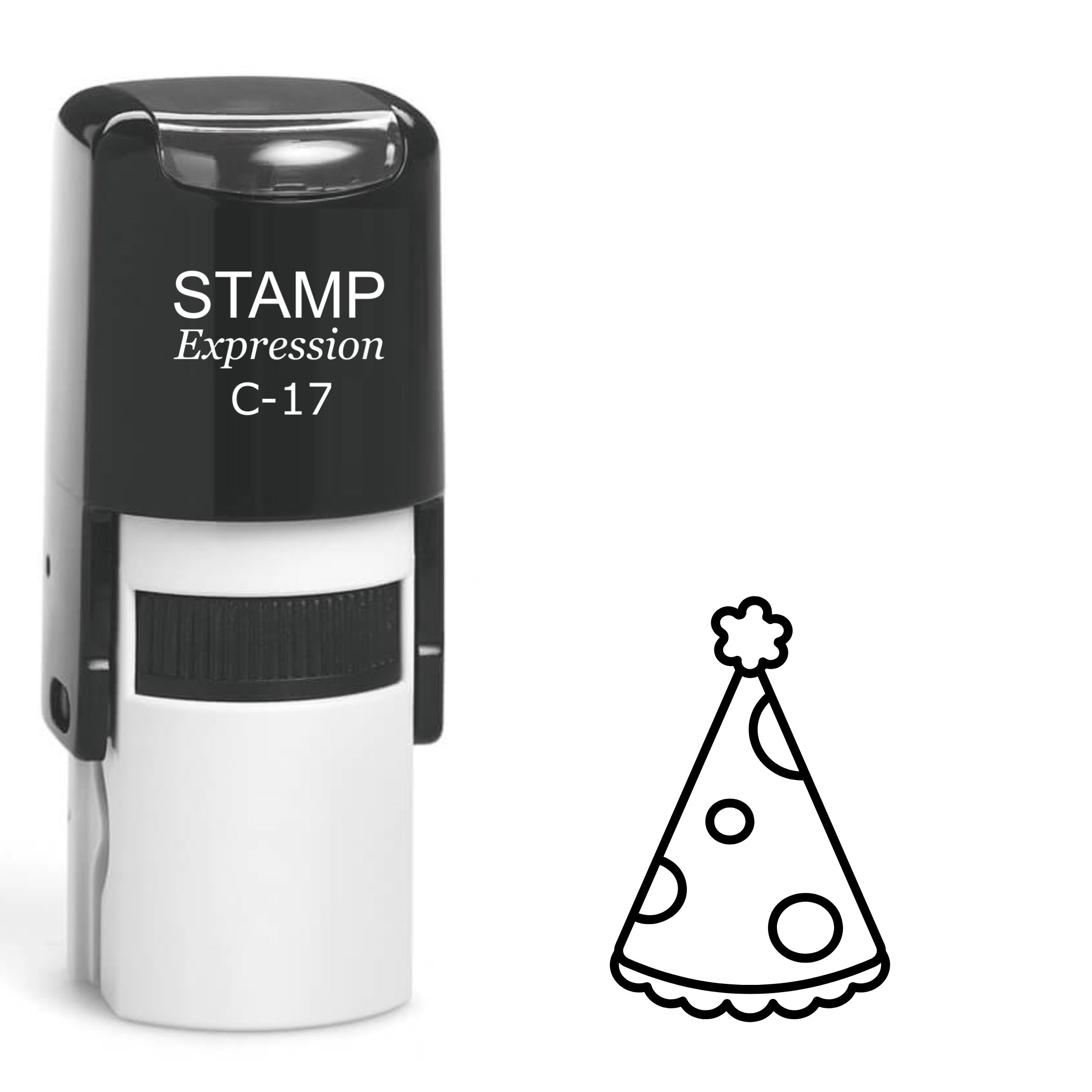 Party birthday hat Self Inking Rubber Stamp (SH-63082)