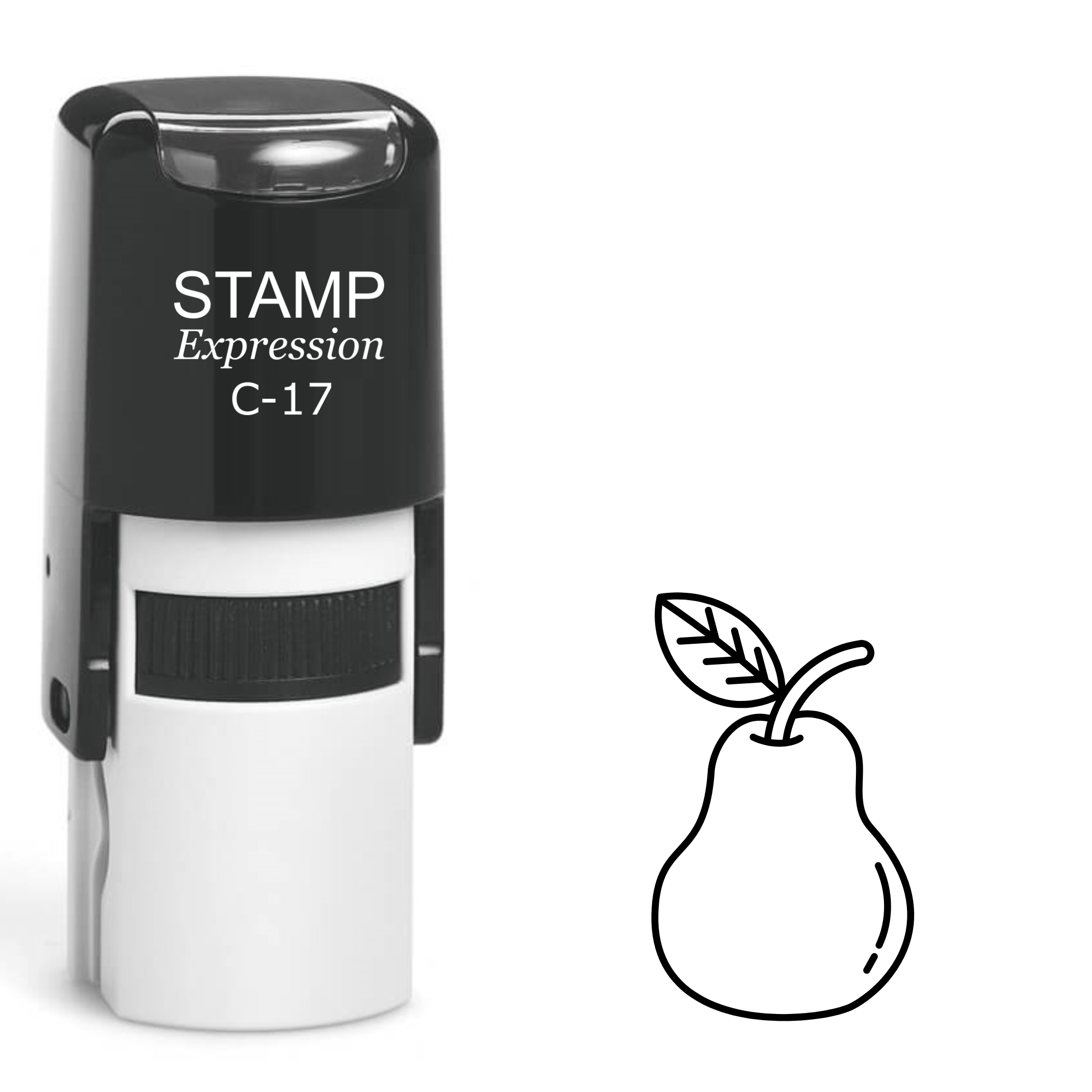 Pear fruit Self Inking Rubber Stamp (SH-63096)