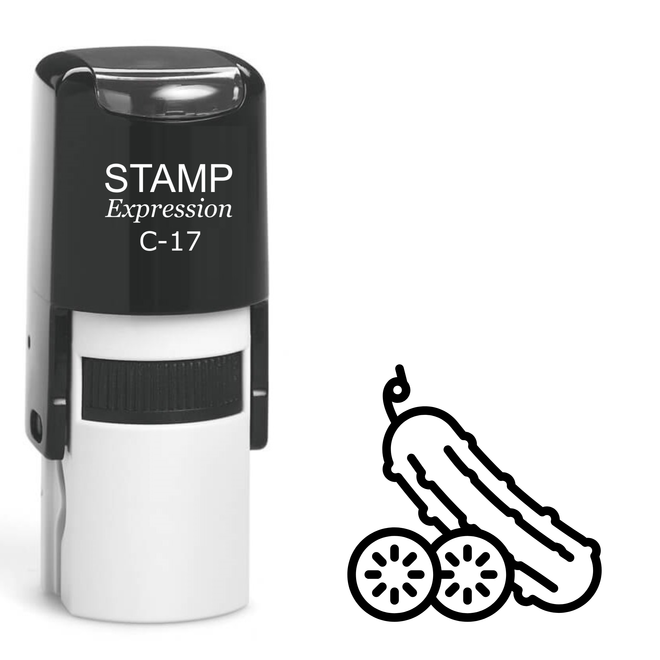 Pickle Self Inking Rubber Stamp (SH-63152)
