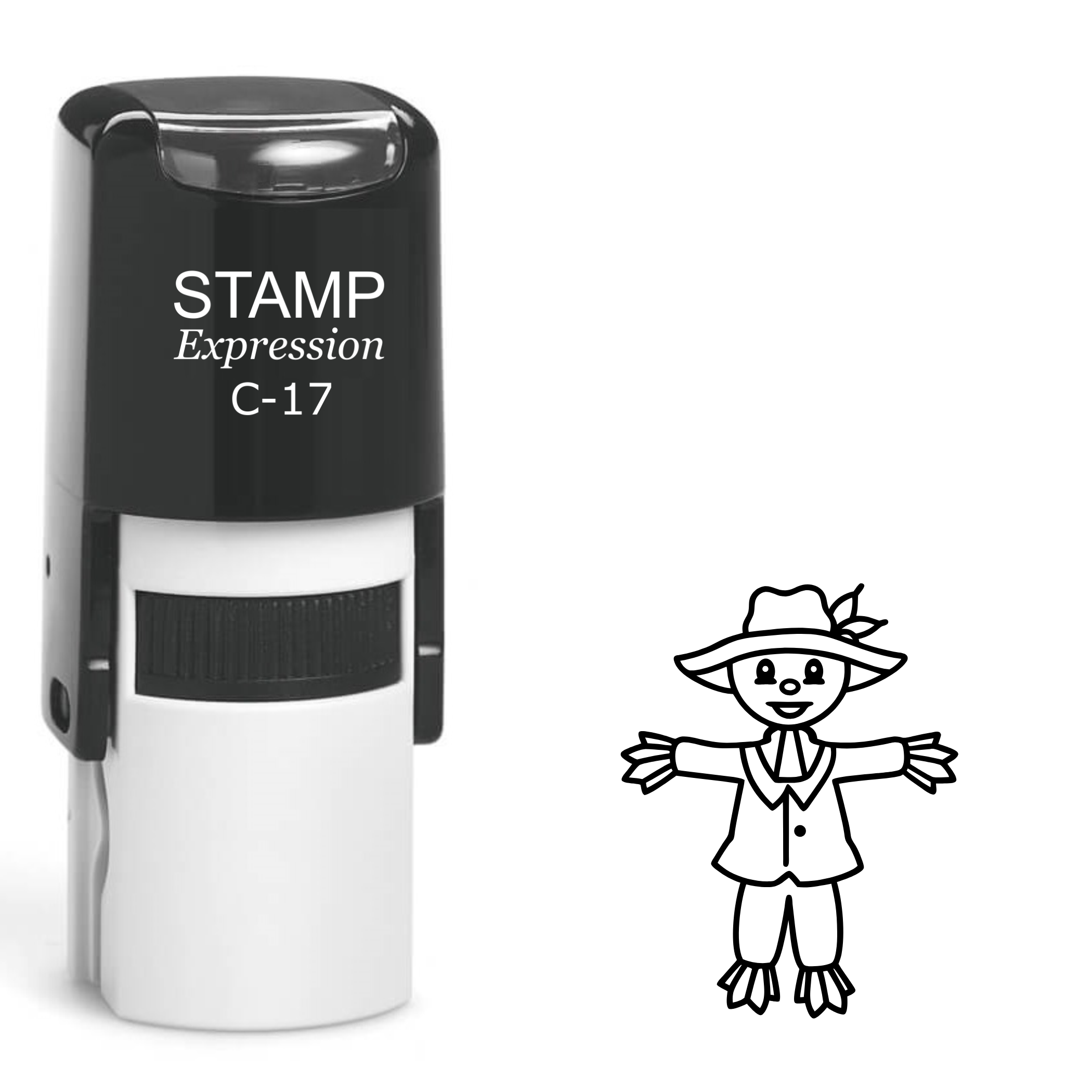 Cute scarecrow Self Inking Rubber Stamp (SH-63158)