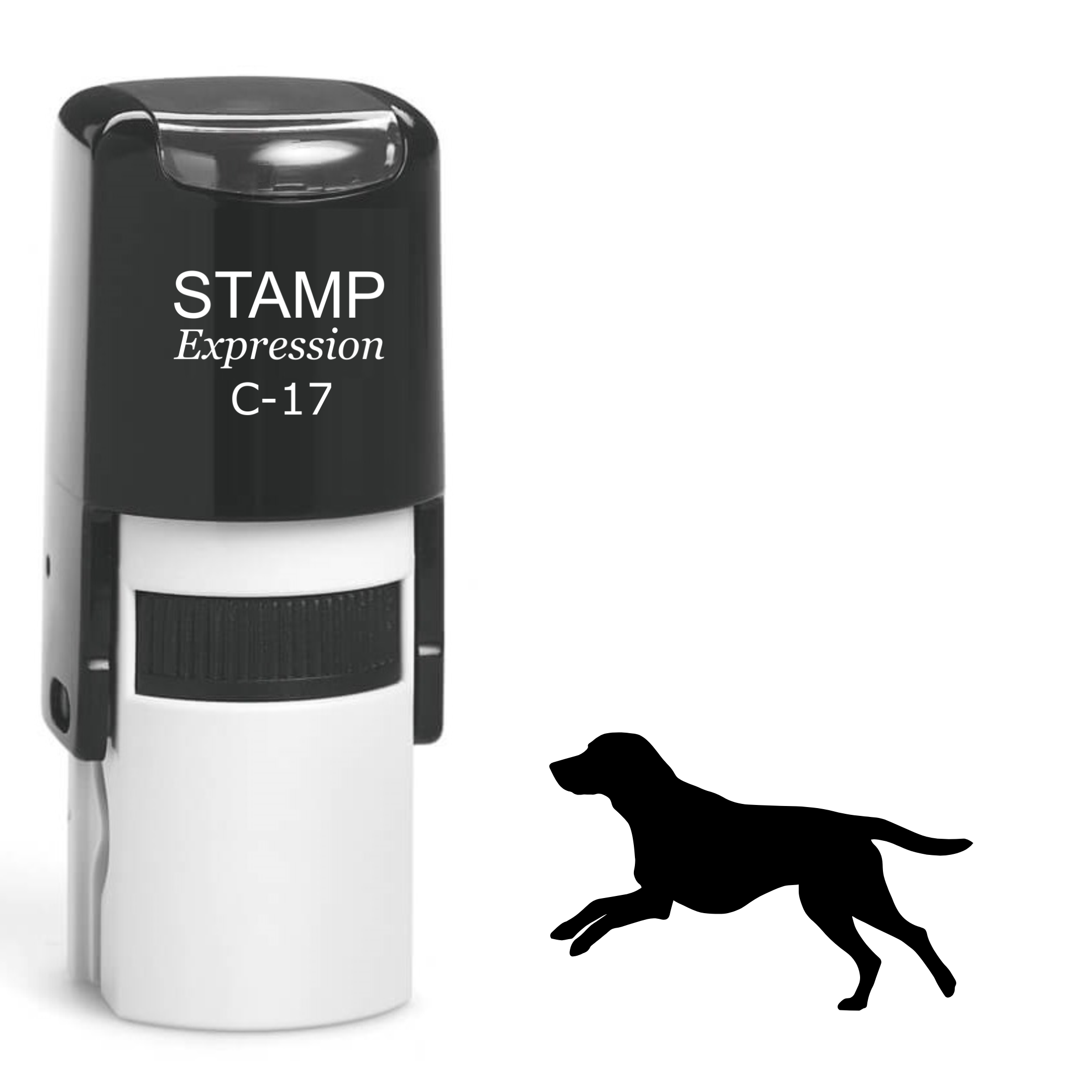 Running dog Self Inking Rubber Stamp (SH-63200)