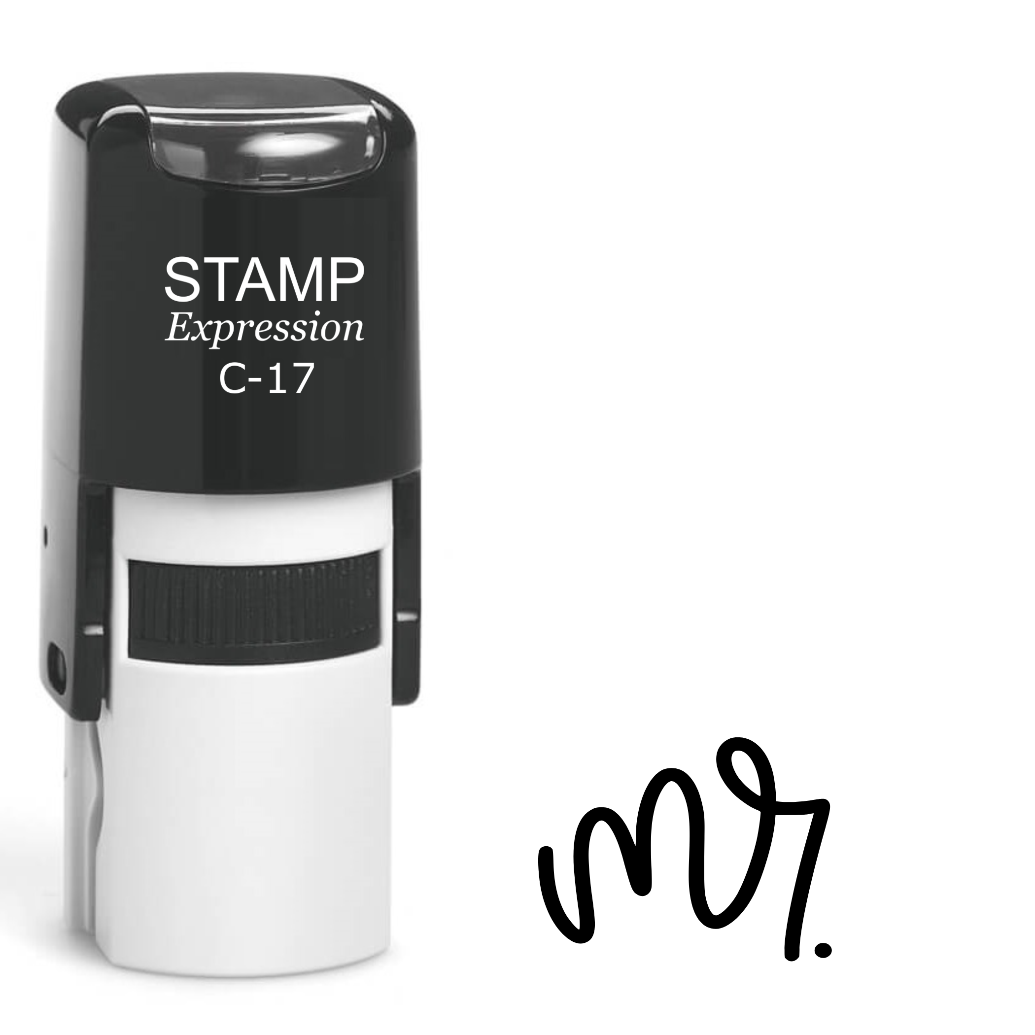 Mr. in cursive Self Inking Rubber Stamp (SH-63213)