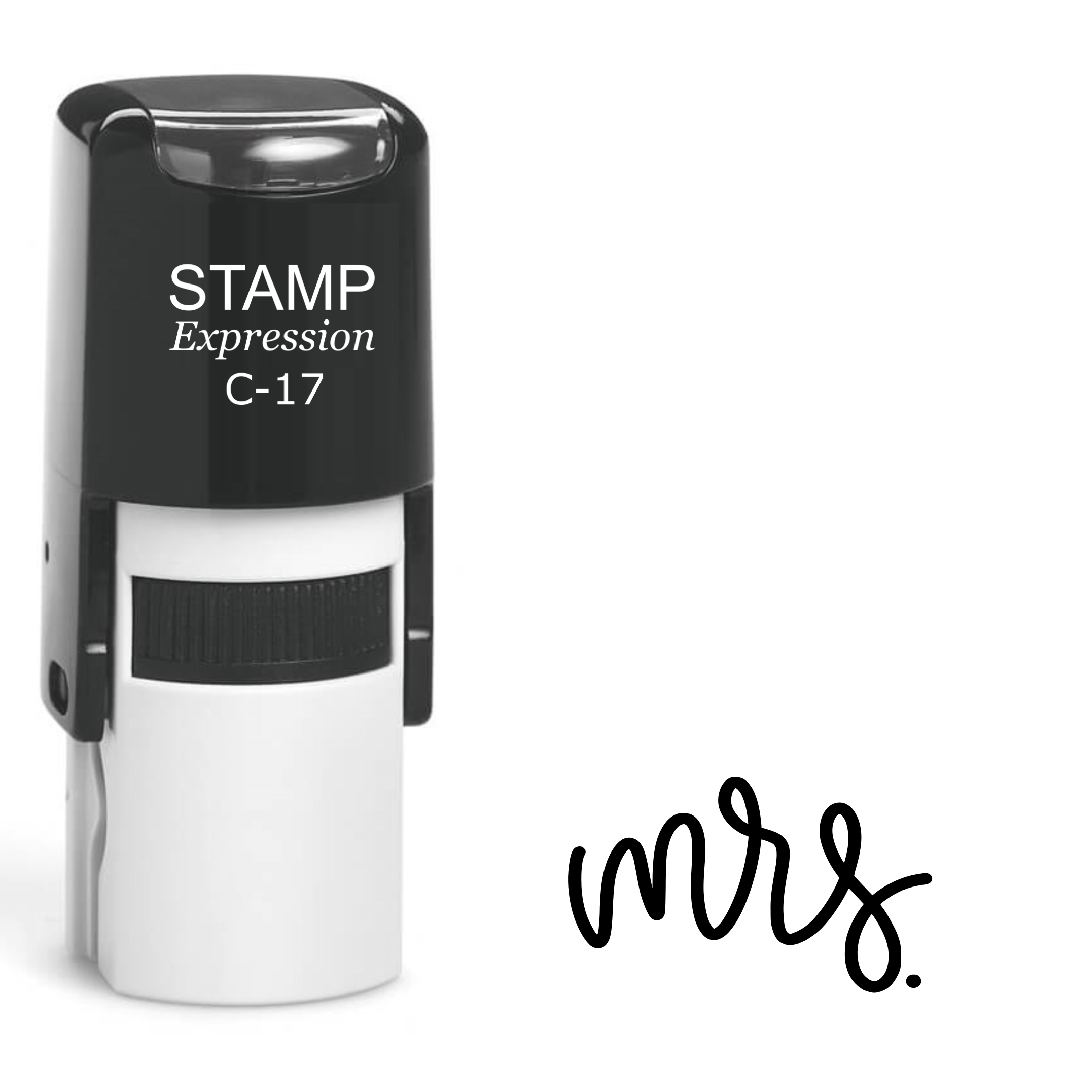 Mrs. in cursive Self Inking Rubber Stamp (SH-63214)