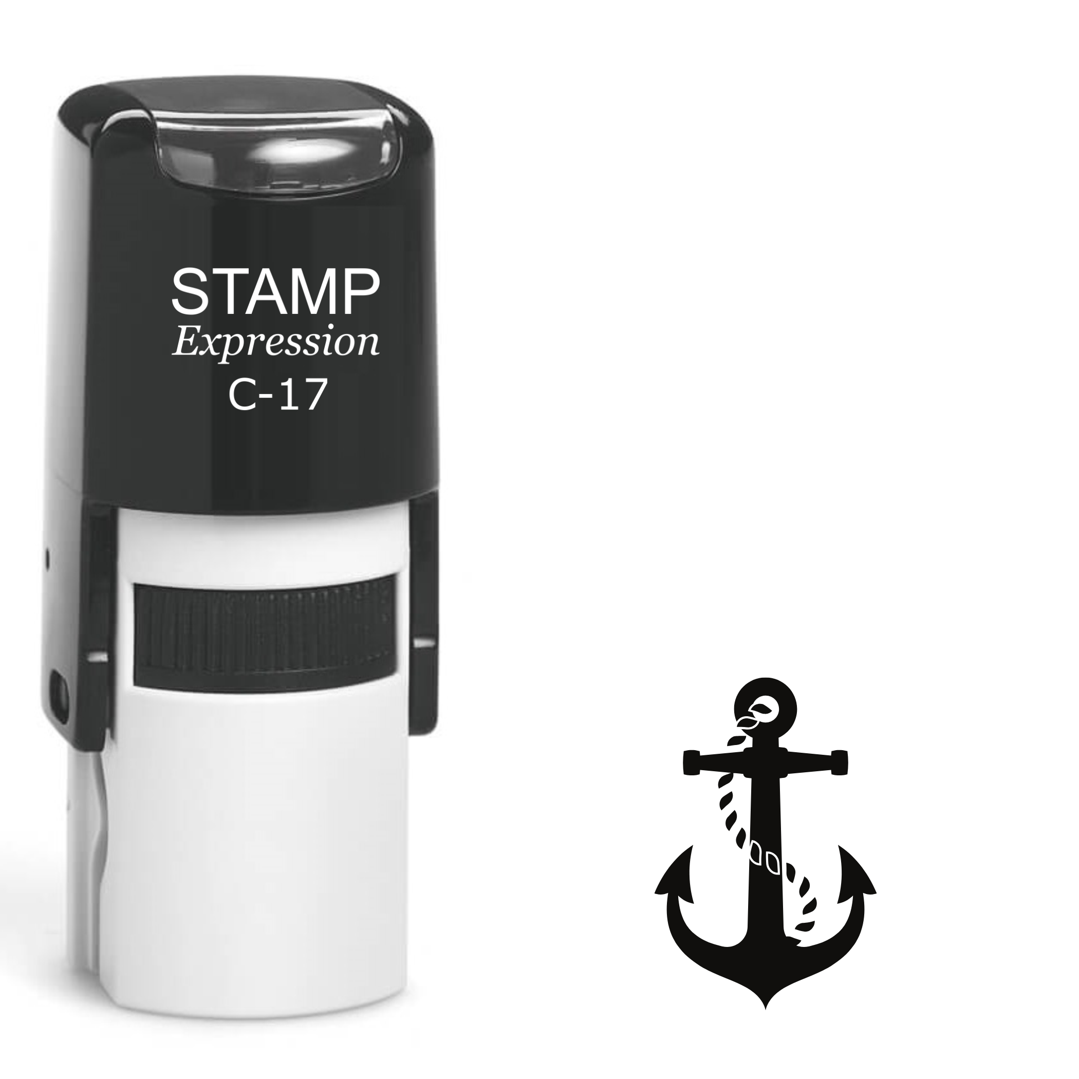 Anchor with rope Self Inking Rubber Stamp (SH-63278)