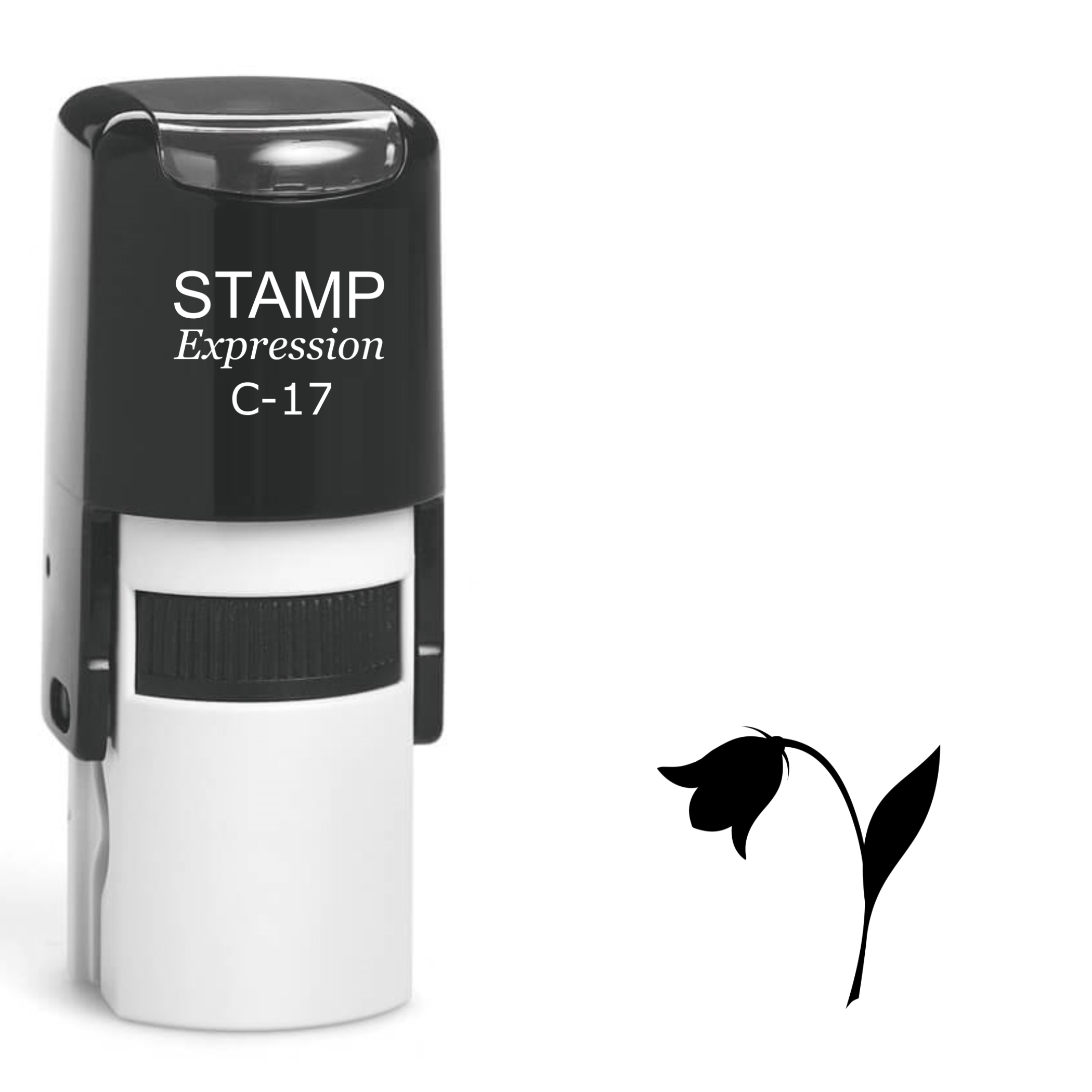 Flower Self Inking Rubber Stamp (SH-63284)