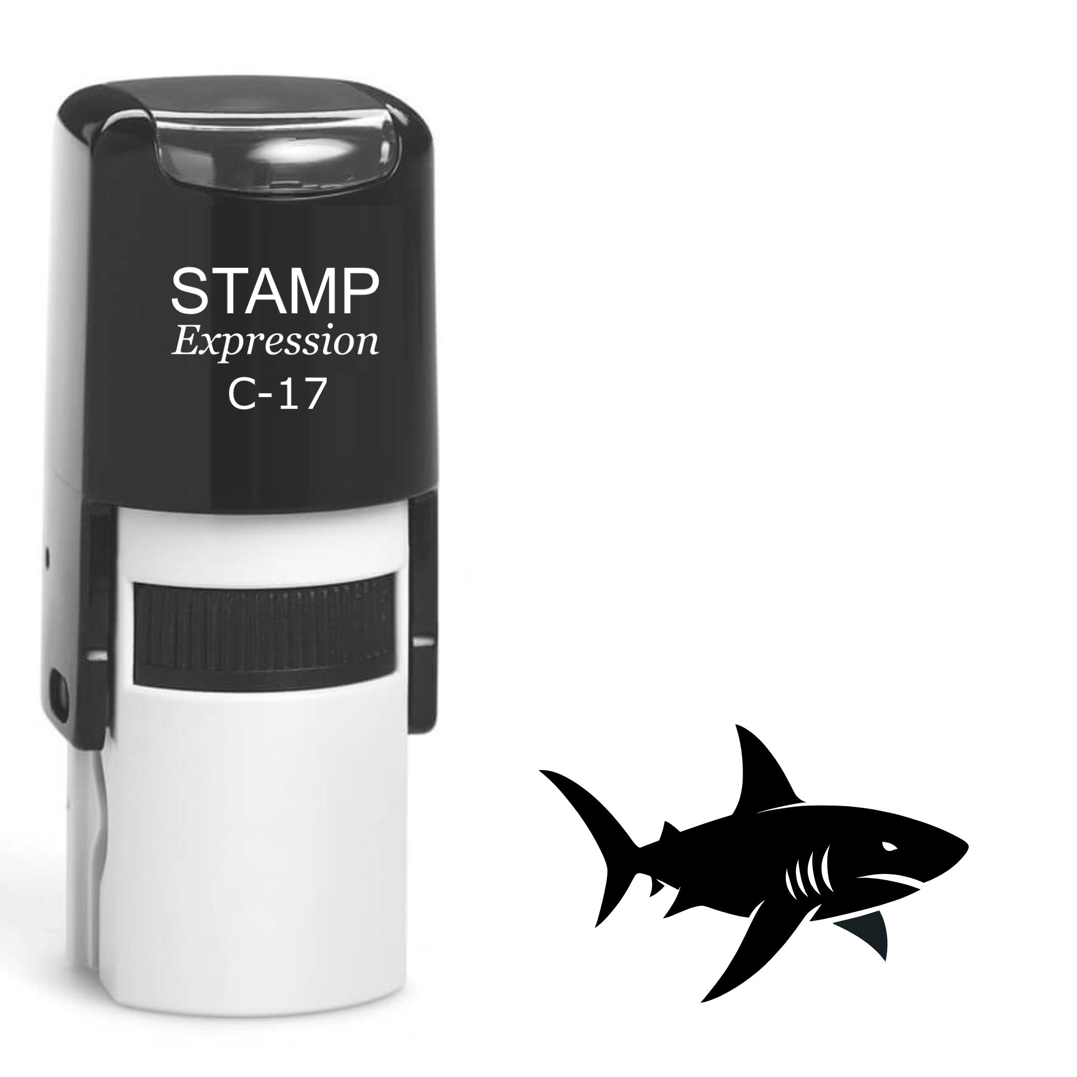 Angry shark Self Inking Rubber Stamp (SH-63285)
