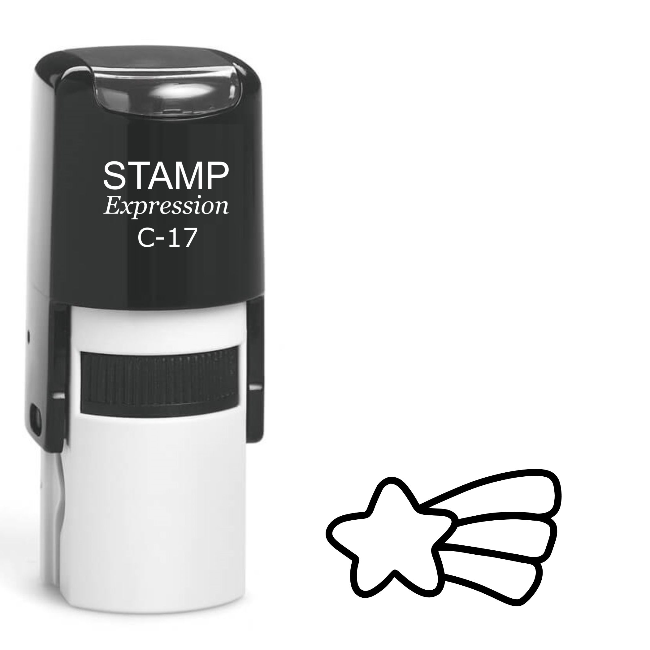 Shooting star Self Inking Rubber Stamp (SH-63294)