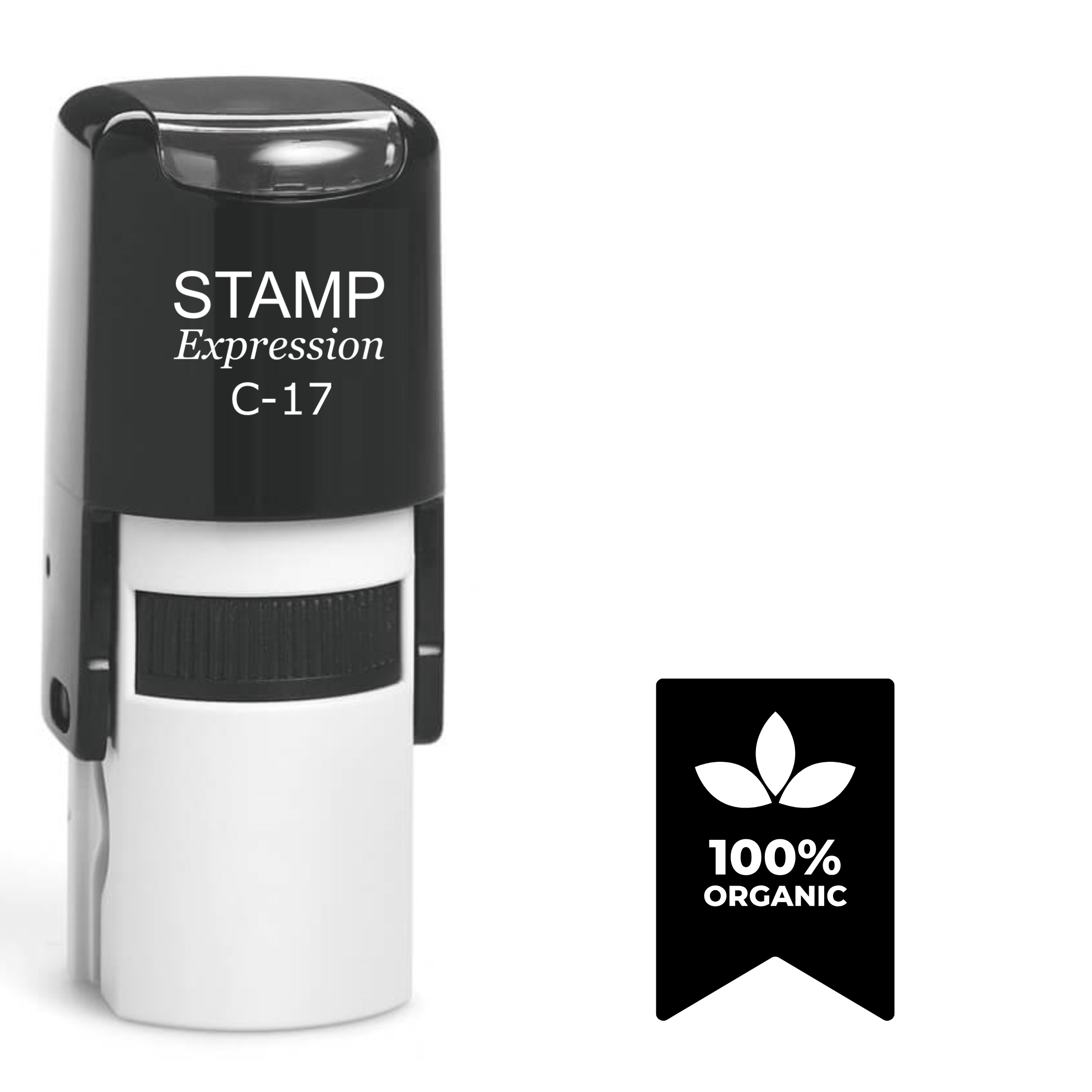 100% organic flag Self Inking Rubber Stamp (SH-63327)