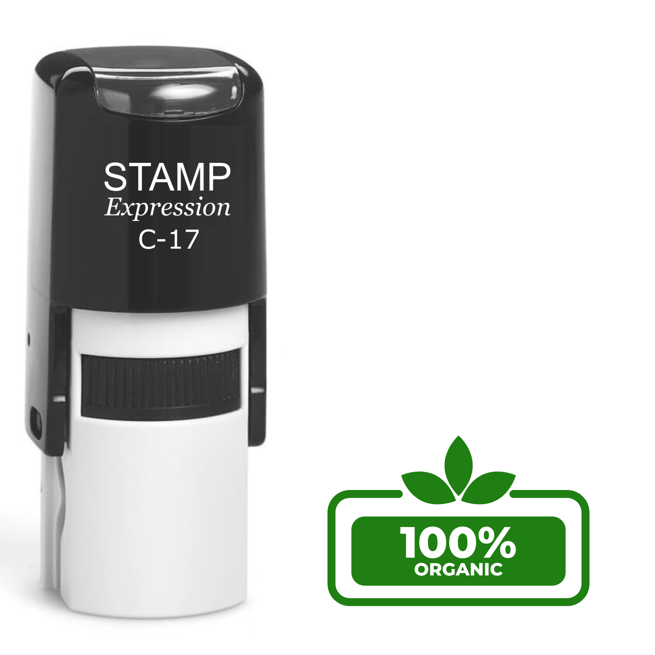 100% organic sign Self Inking Rubber Stamp (SH-63328)