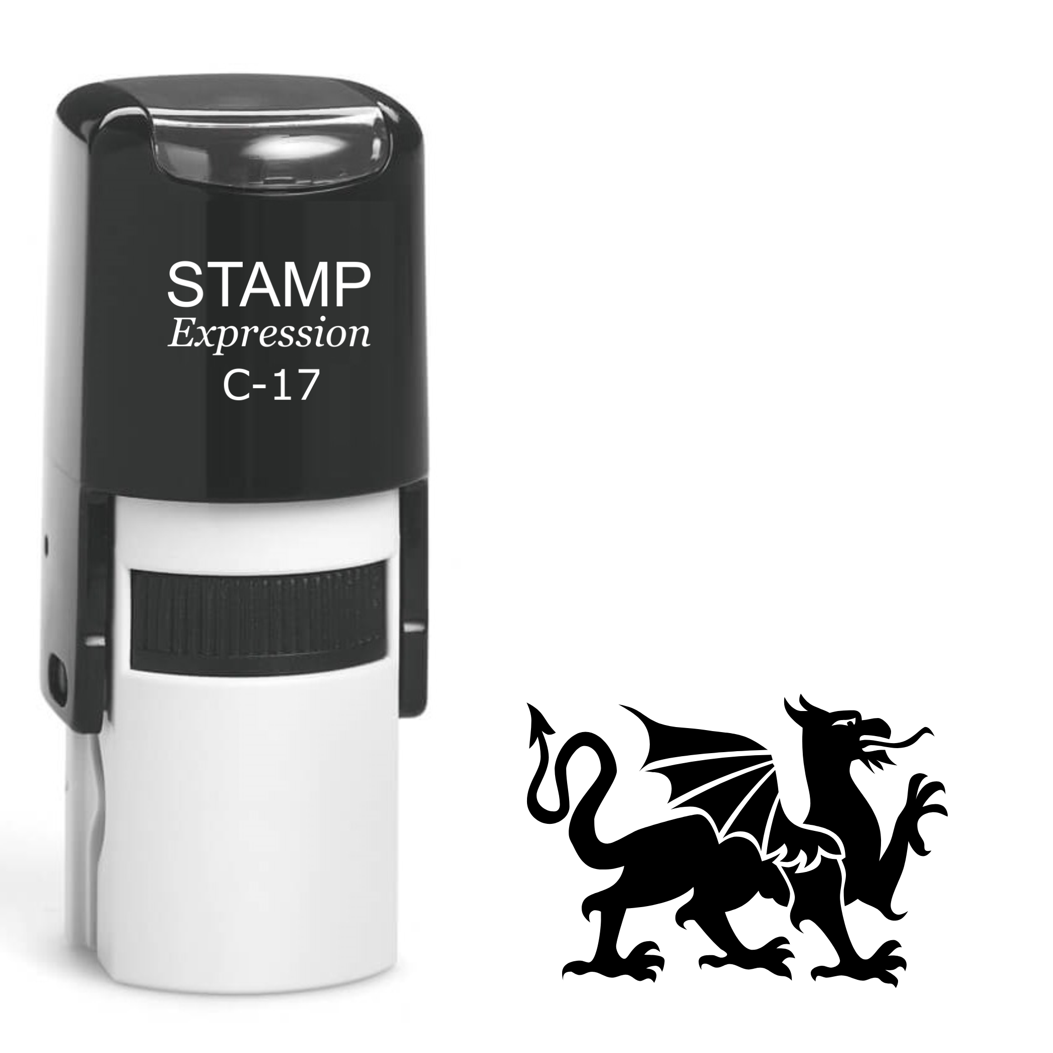 Coat of arms griffin Self Inking Rubber Stamp (SH-63361)