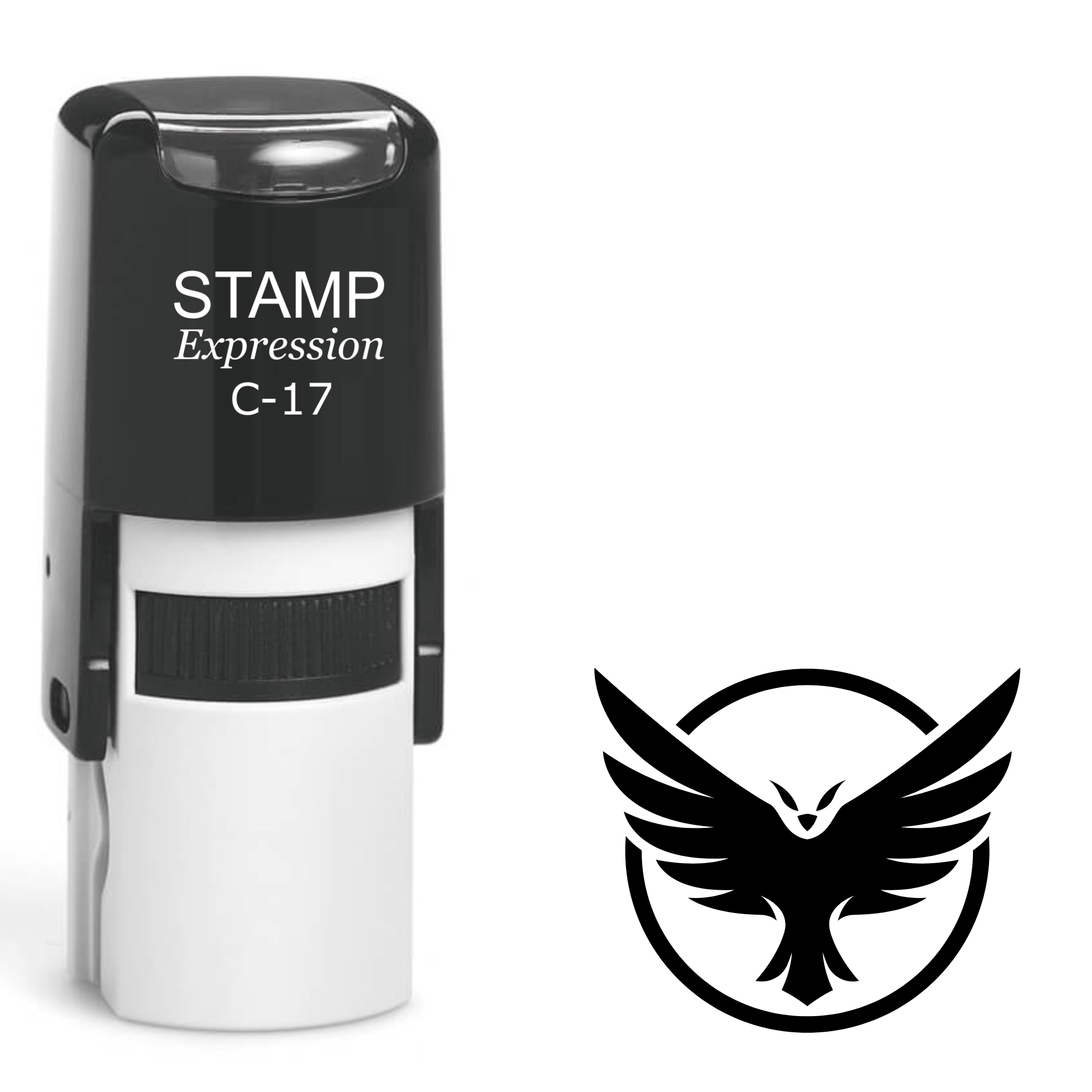 Eagle in circle Self Inking Rubber Stamp (SH-63369)