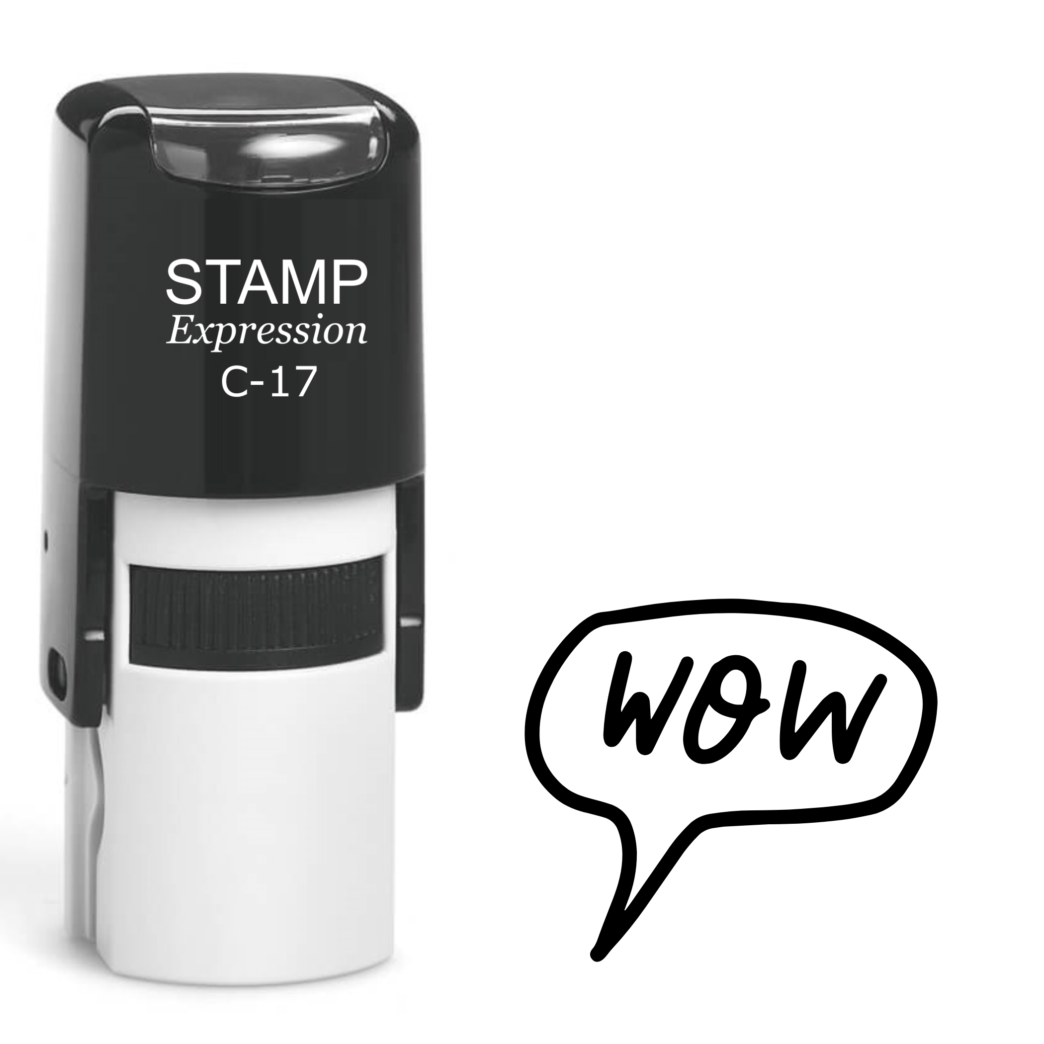 Wow callout Self Inking Rubber Stamp (SH-63421)