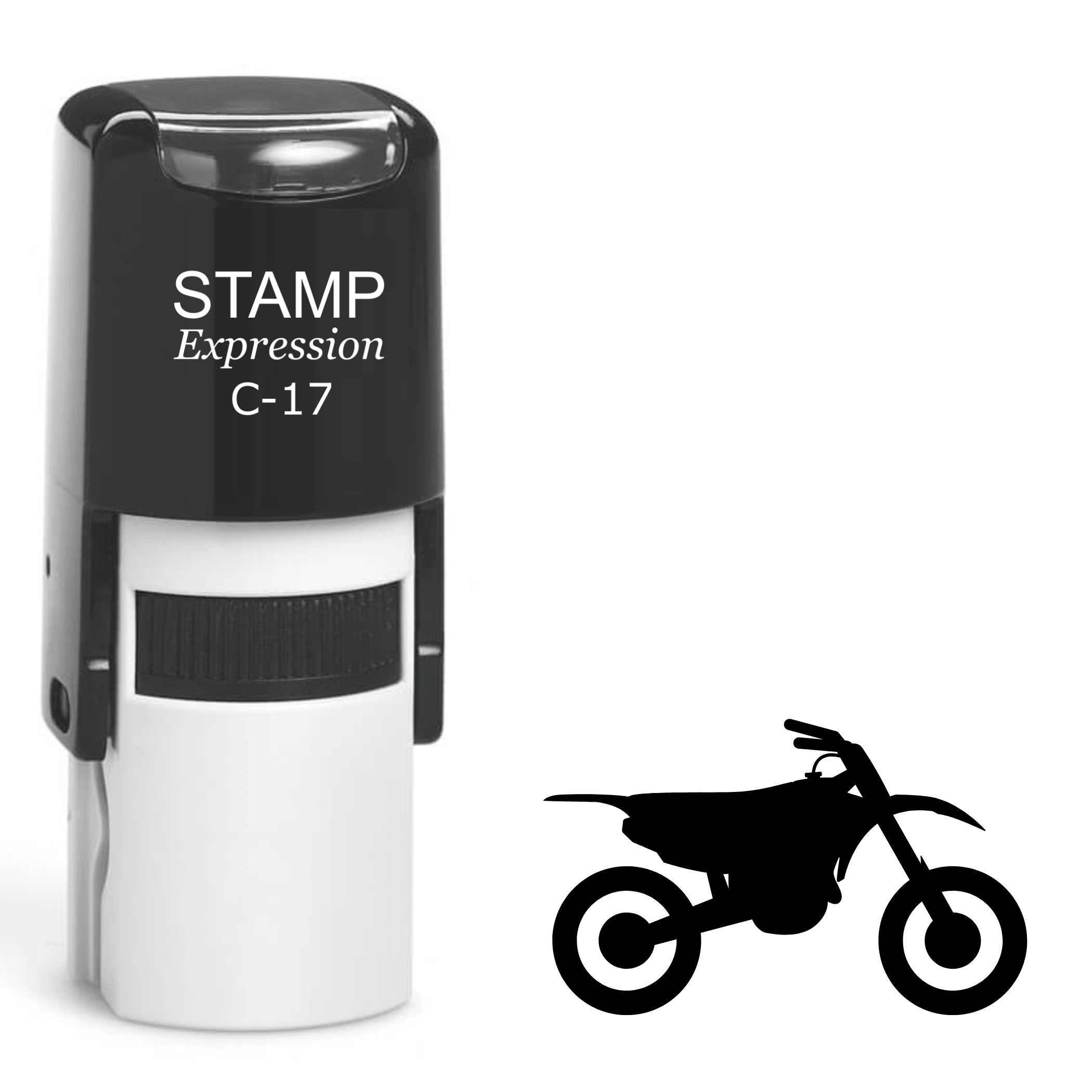 Sports motorcycle Self Inking Rubber Stamp (SH-63544)