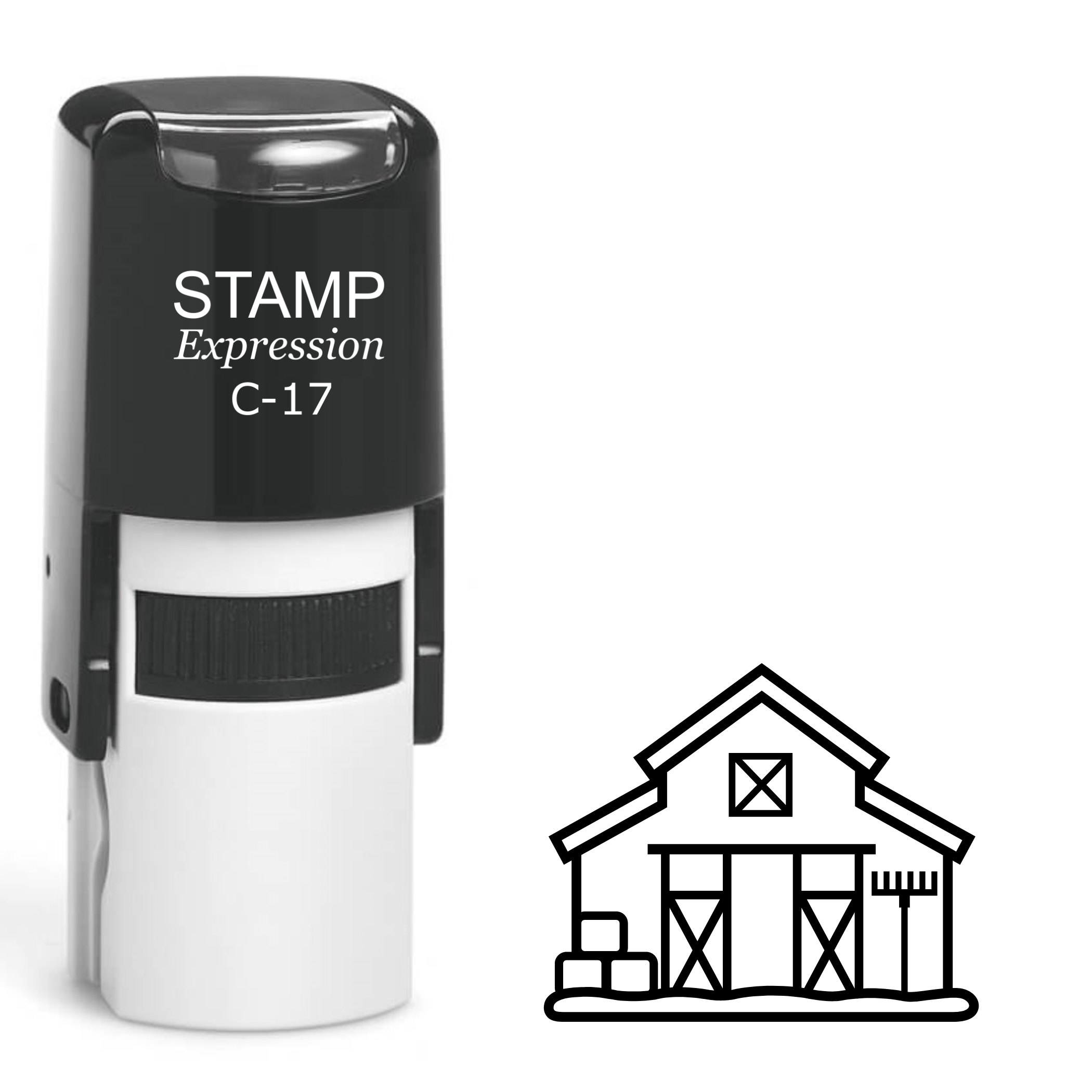 Farmhouse Self Inking Rubber Stamp (SH-63574)
