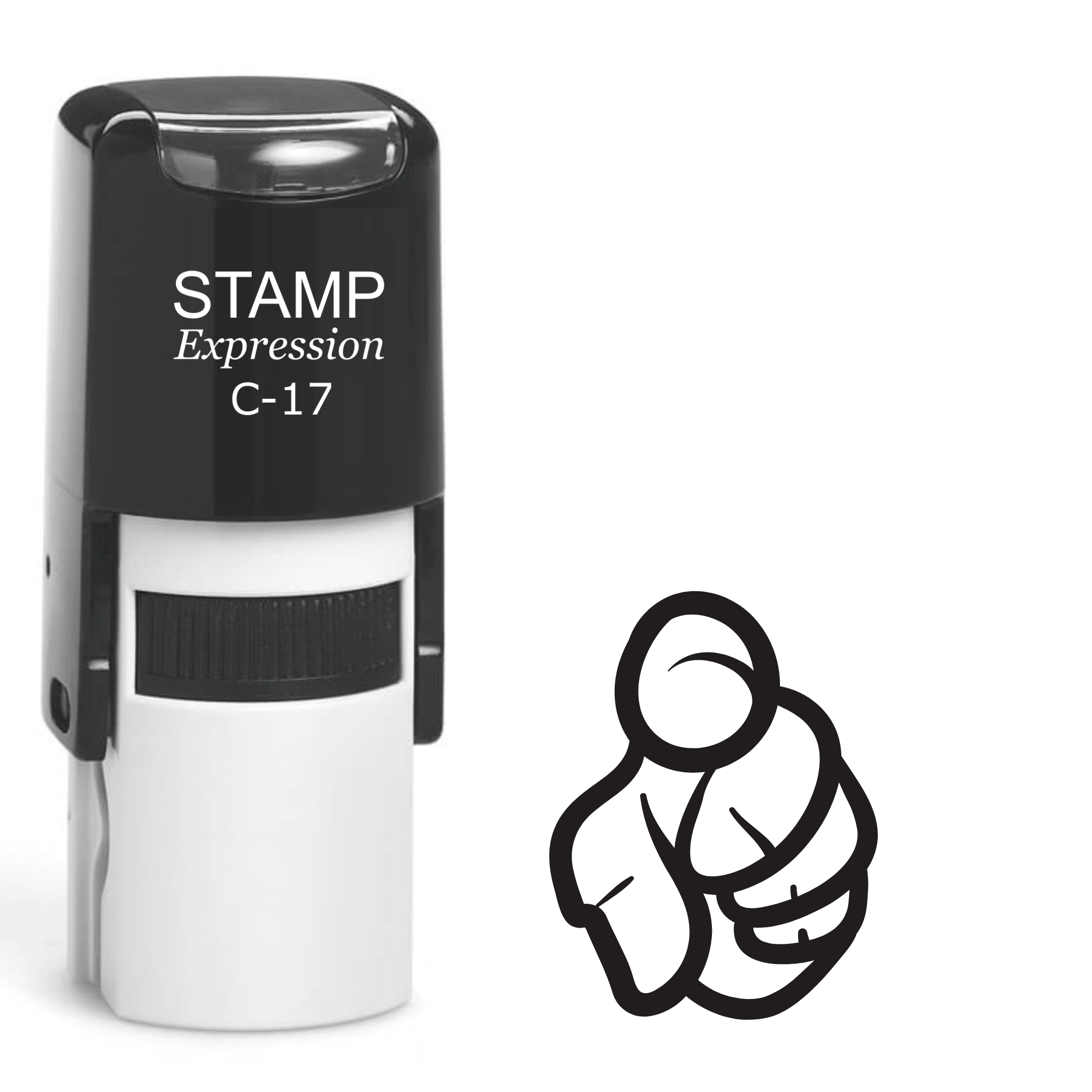 Finger pointing at you Self Inking Rubber Stamp (SH-63582)