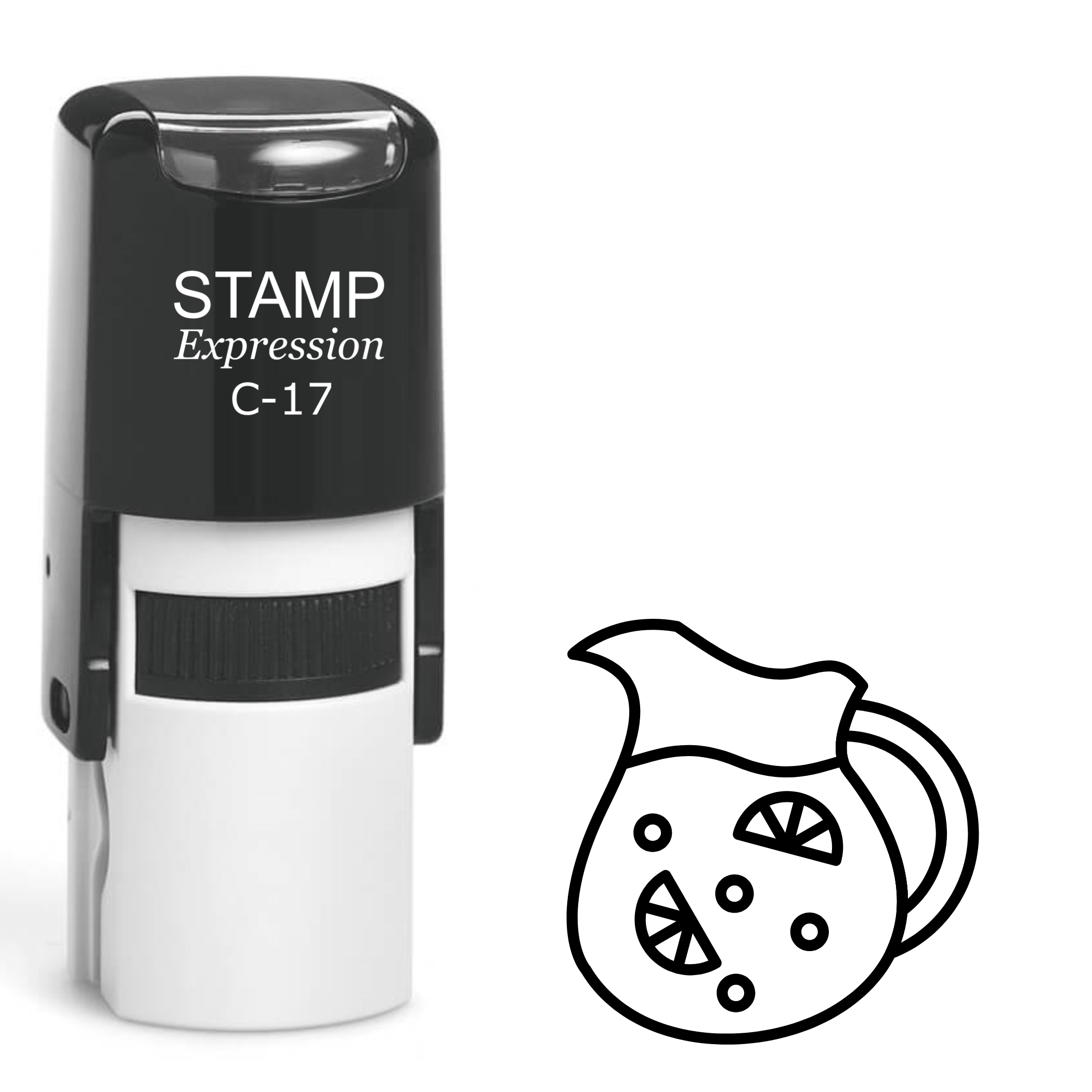 Pitcher with lemonade Self Inking Rubber Stamp (SH-63589)