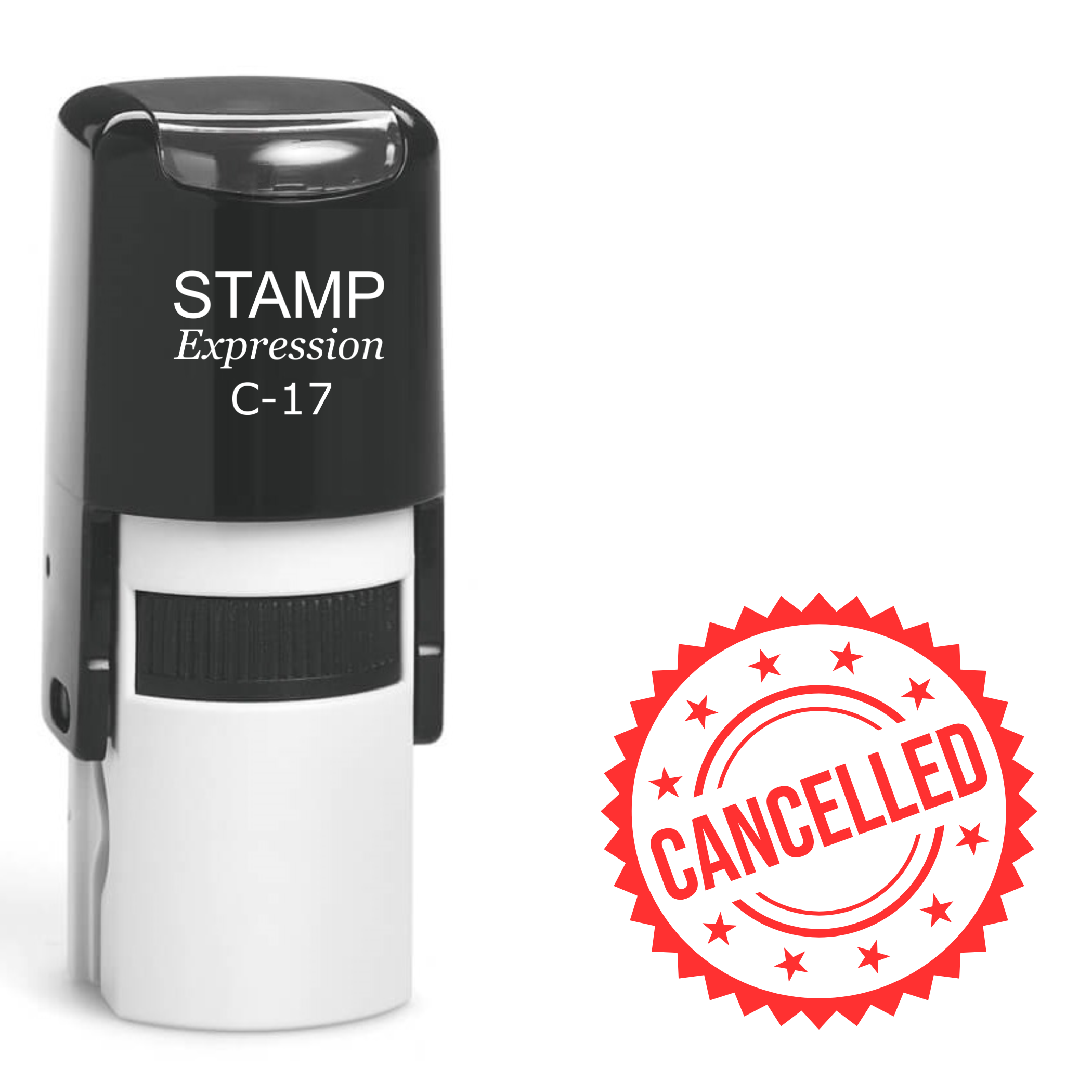 Cancelled in a circle Self Inking Rubber Stamp (SH-63603)