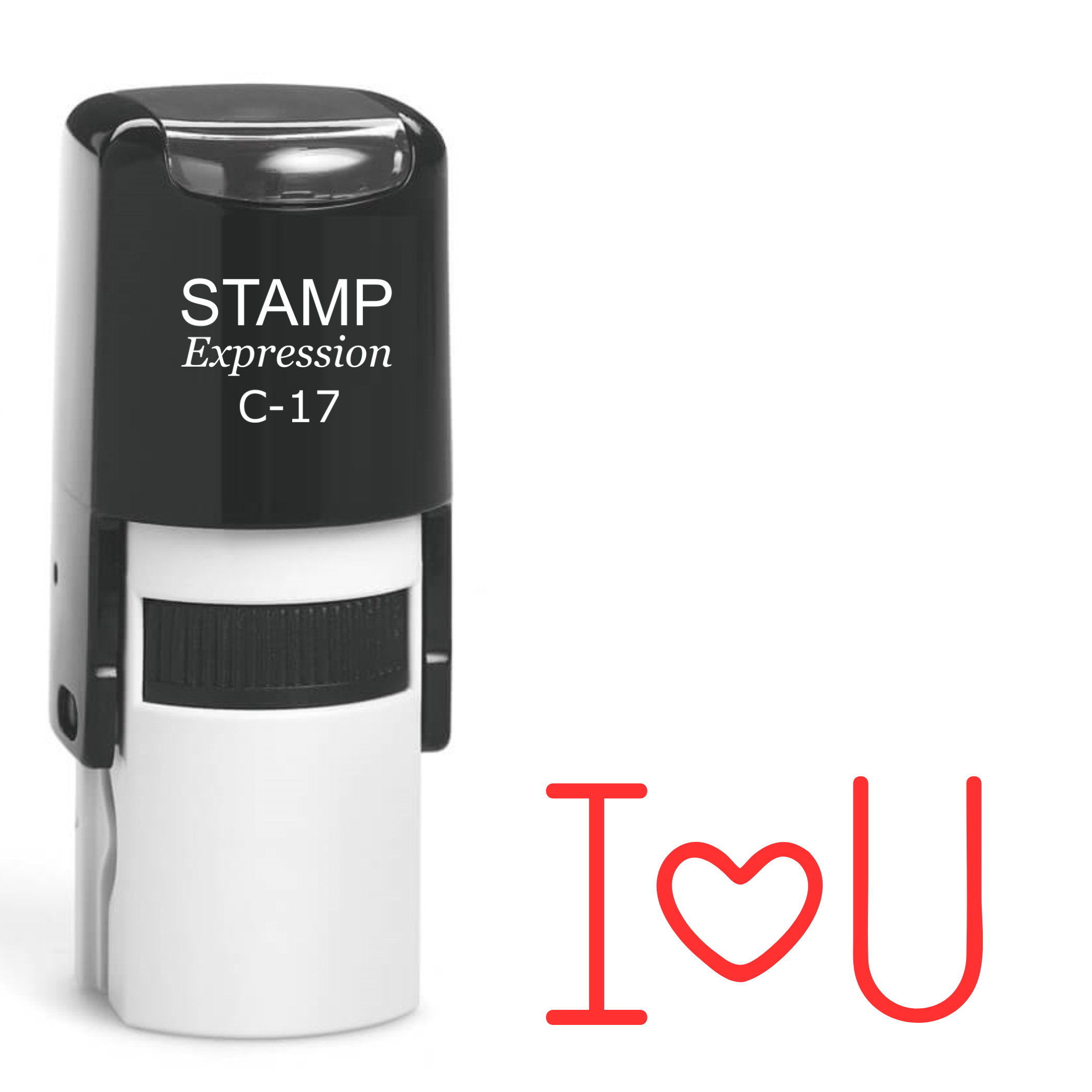 I heart you love Self Inking Rubber Stamp (SH-63645)