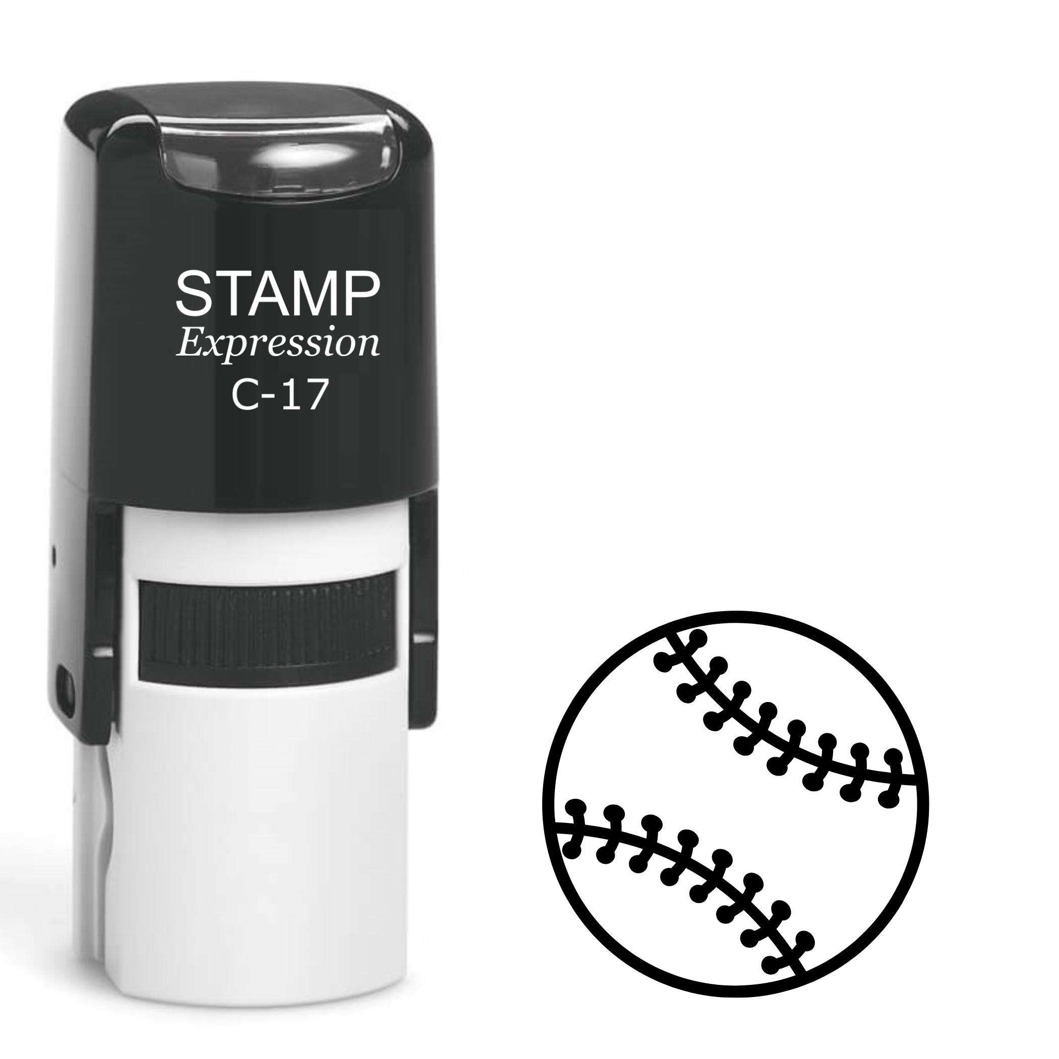 Baseball Self Inking Rubber Stamp (SH-63655)