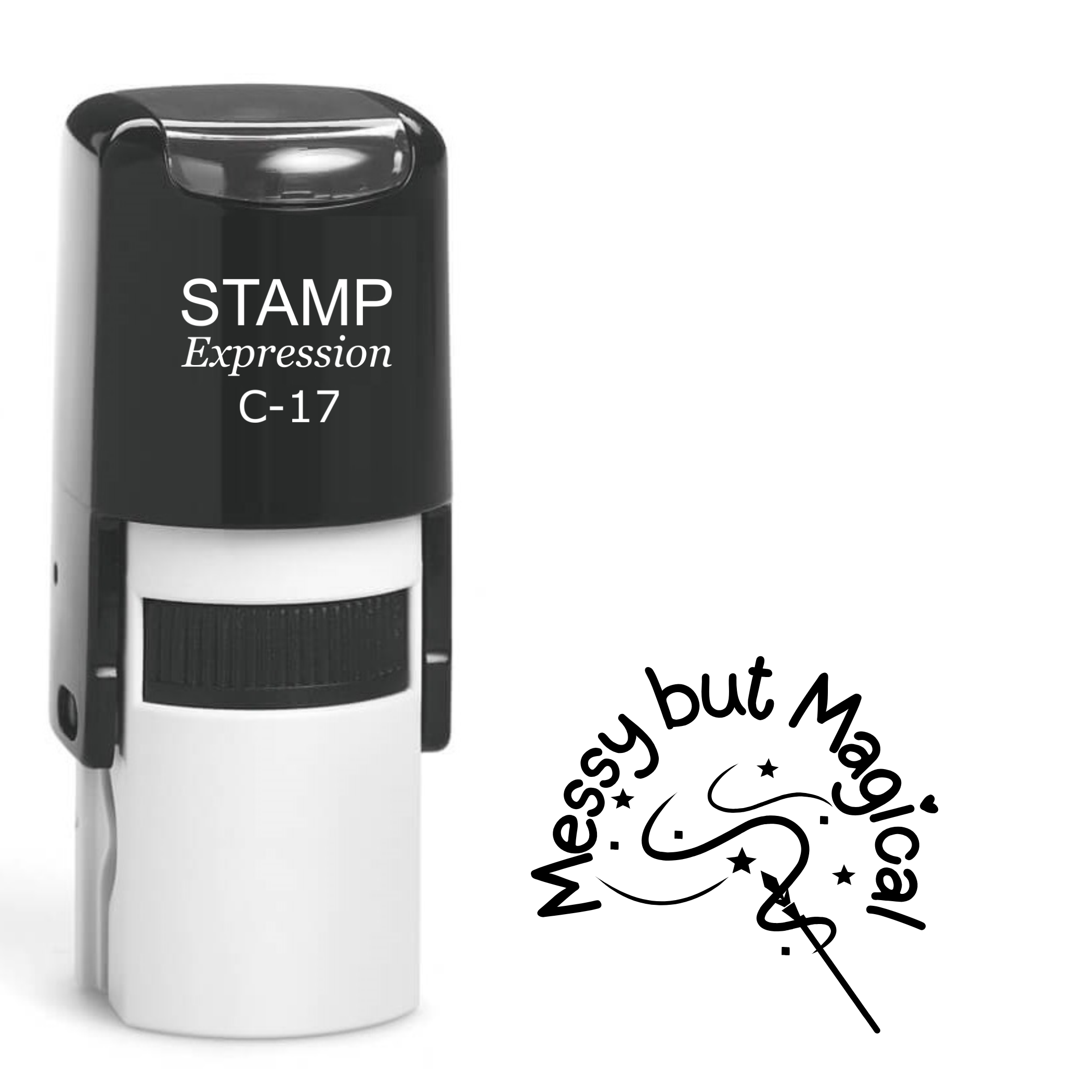 Messy but magical Self Inking Rubber Stamp (SH-63692)
