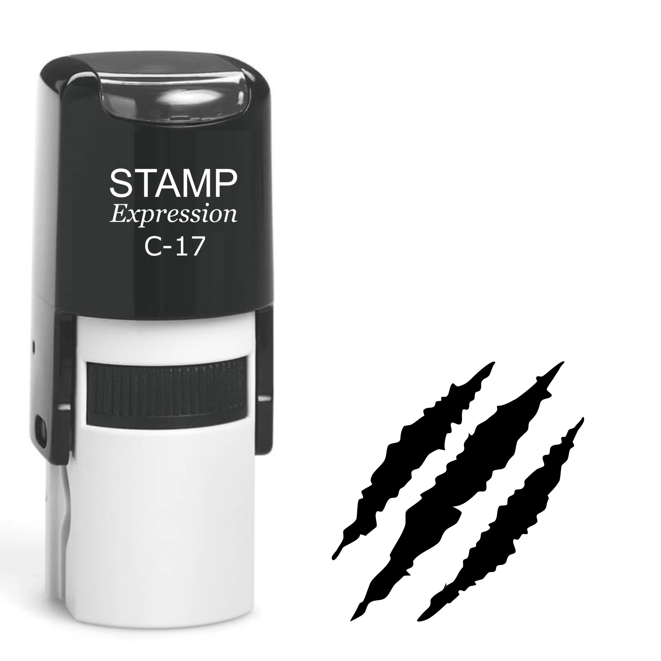 Bear claw stripes Self Inking Rubber Stamp (SH-63694)