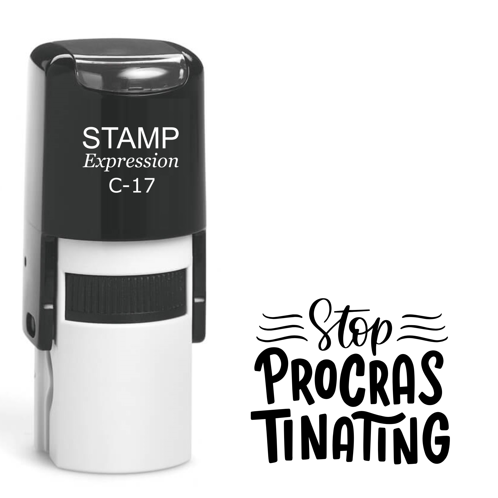 Stop procrastinating Self Inking Rubber Stamp (SH-63703)