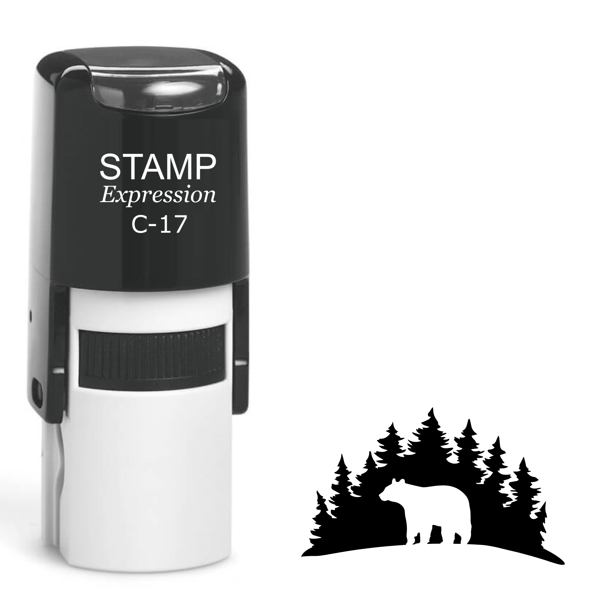 Woods and bear Self Inking Rubber Stamp (SH-63745)