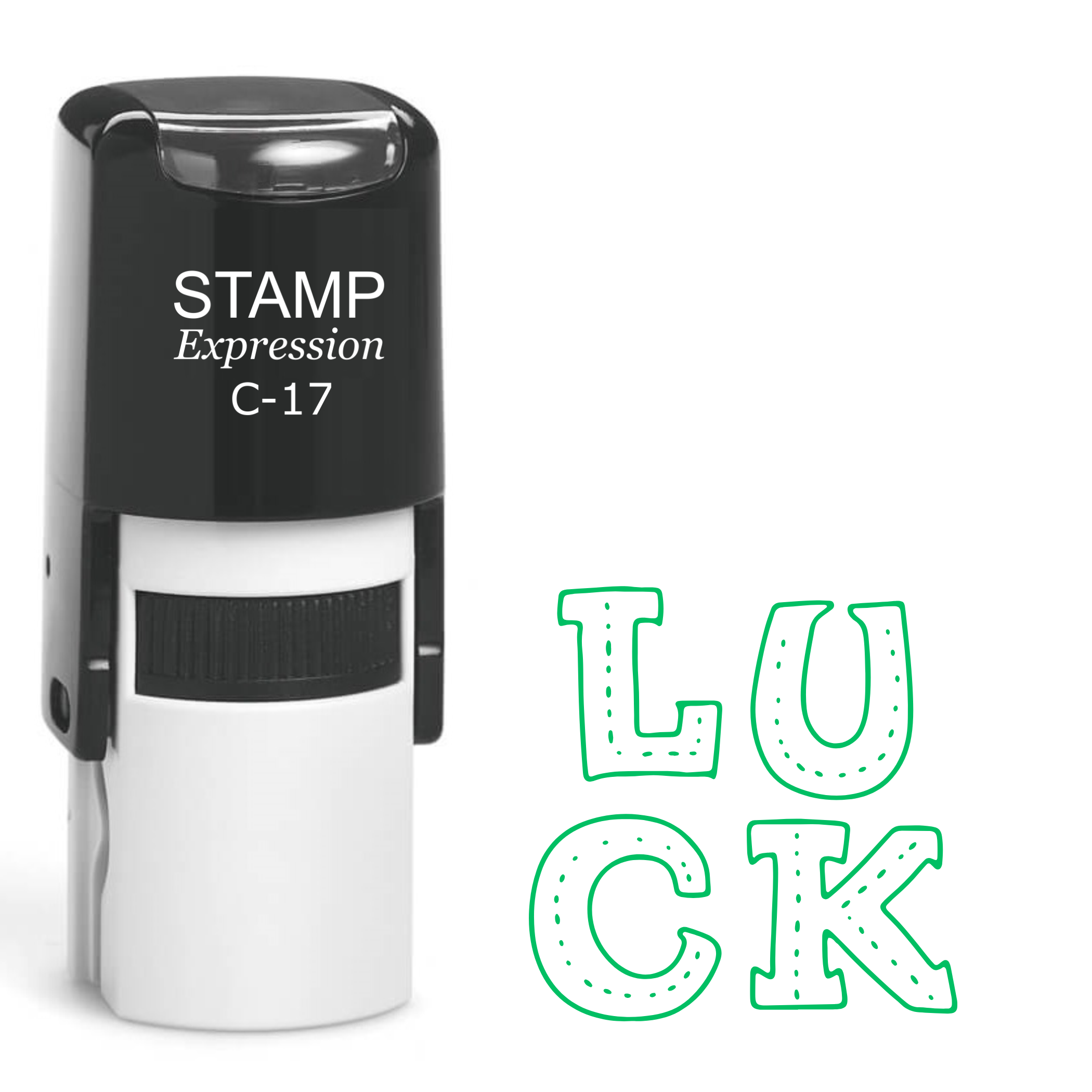Luck outline St. Patrick’s Day Self Inking Rubber Stamp (SH-63794)